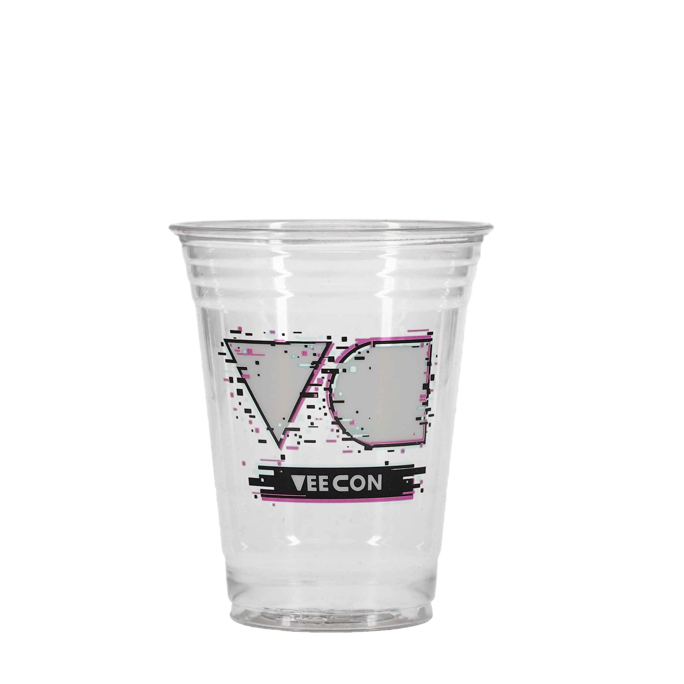 16/18 oz Soft Sided Plastic Cup Clear Digital Print 10