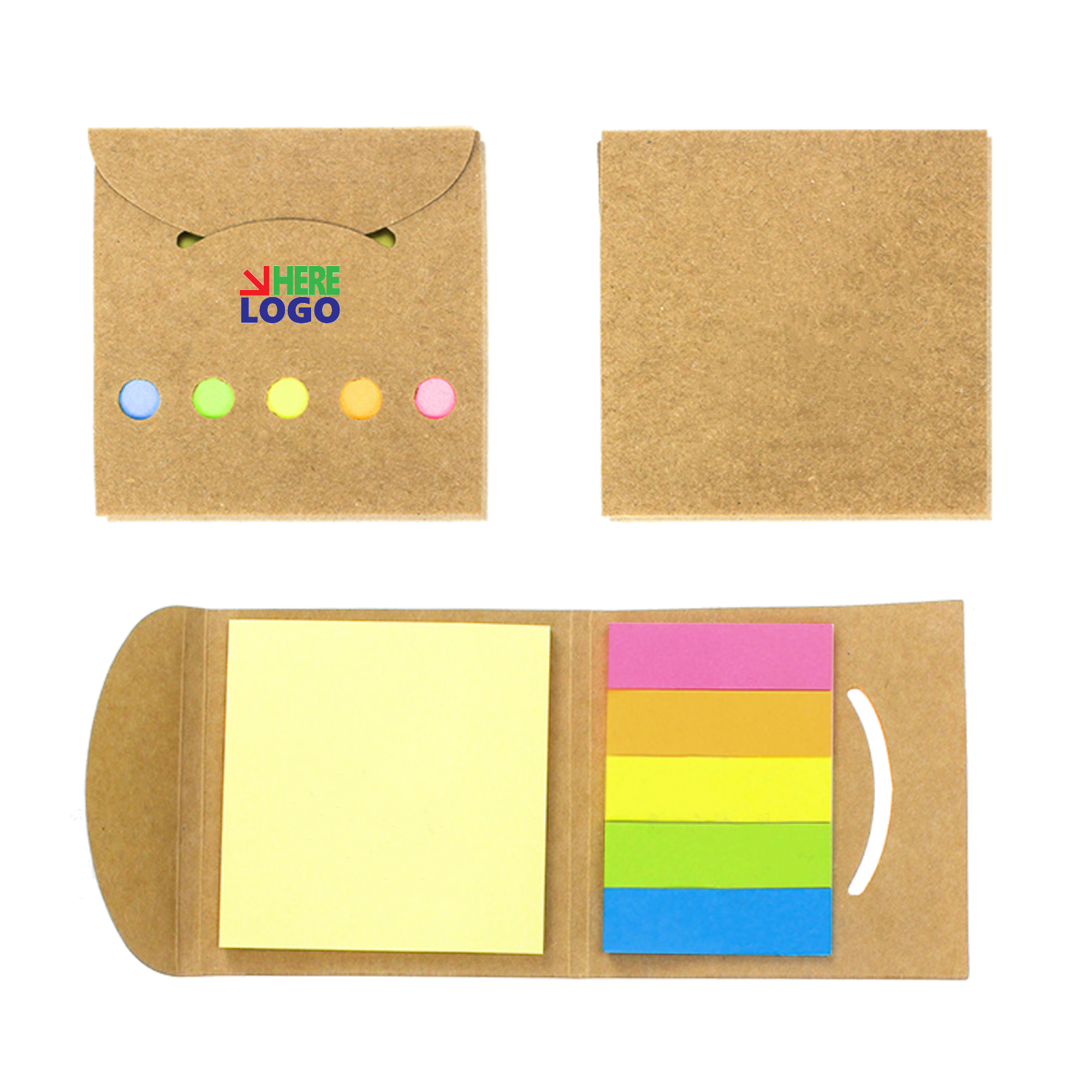Mini Neon Color Sticky Notes MOQ 50