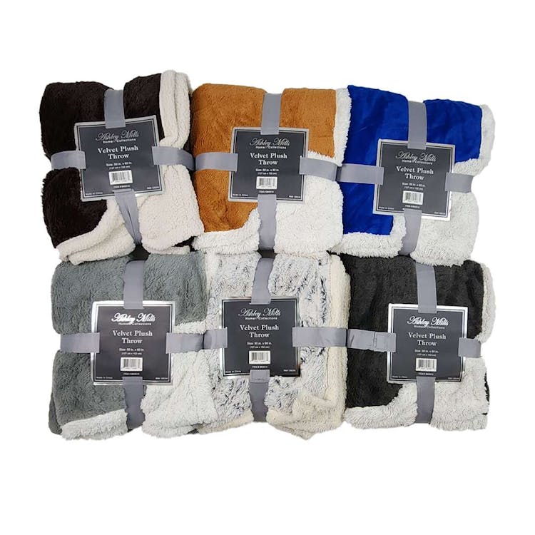 Velvet Plush Throw Blanket 50x60 3