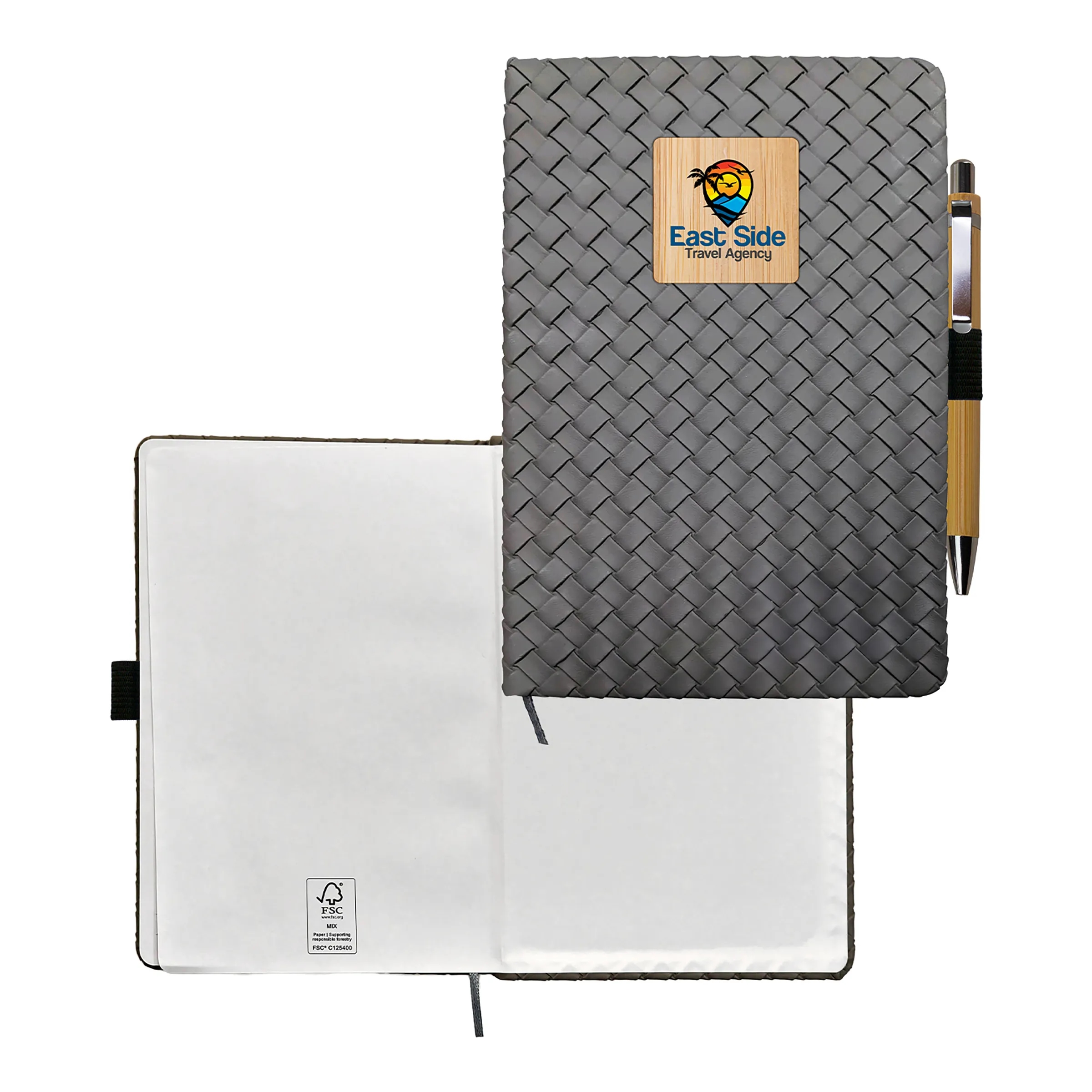 Woven Notebook Bamboo Set 1