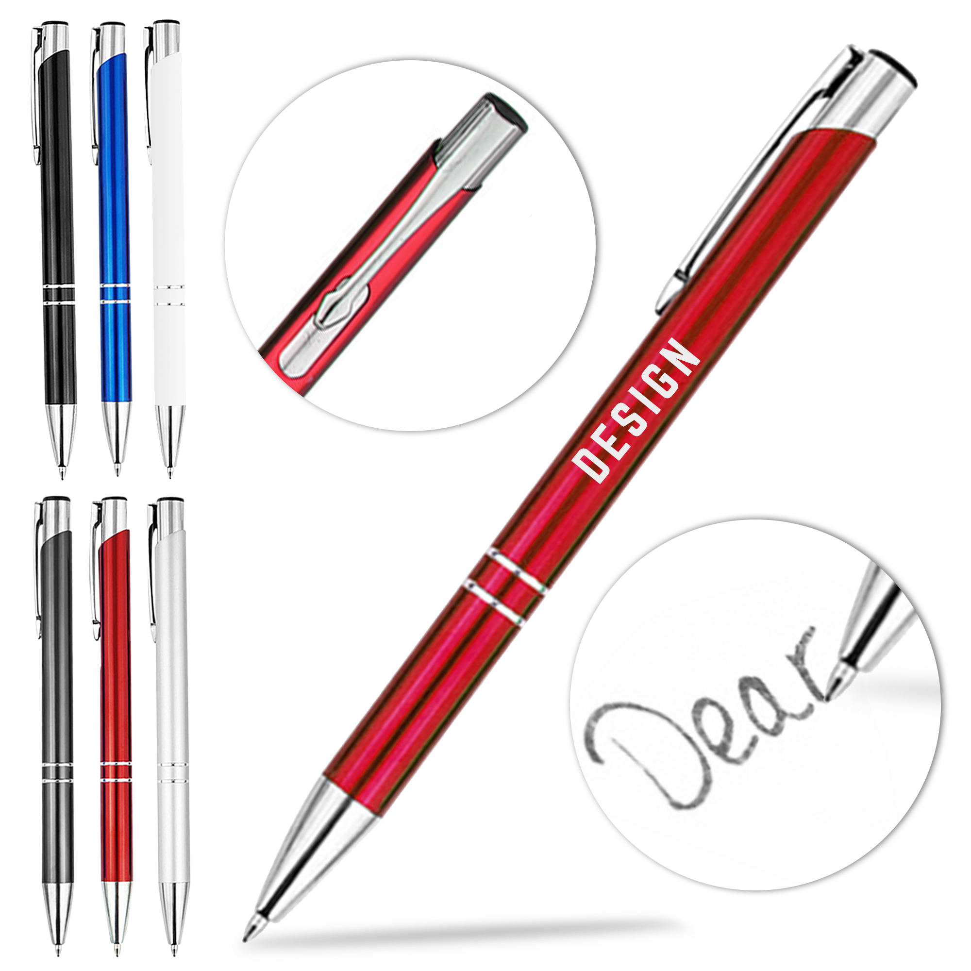 Derby Soft Tactile Slim Metal Pen 6