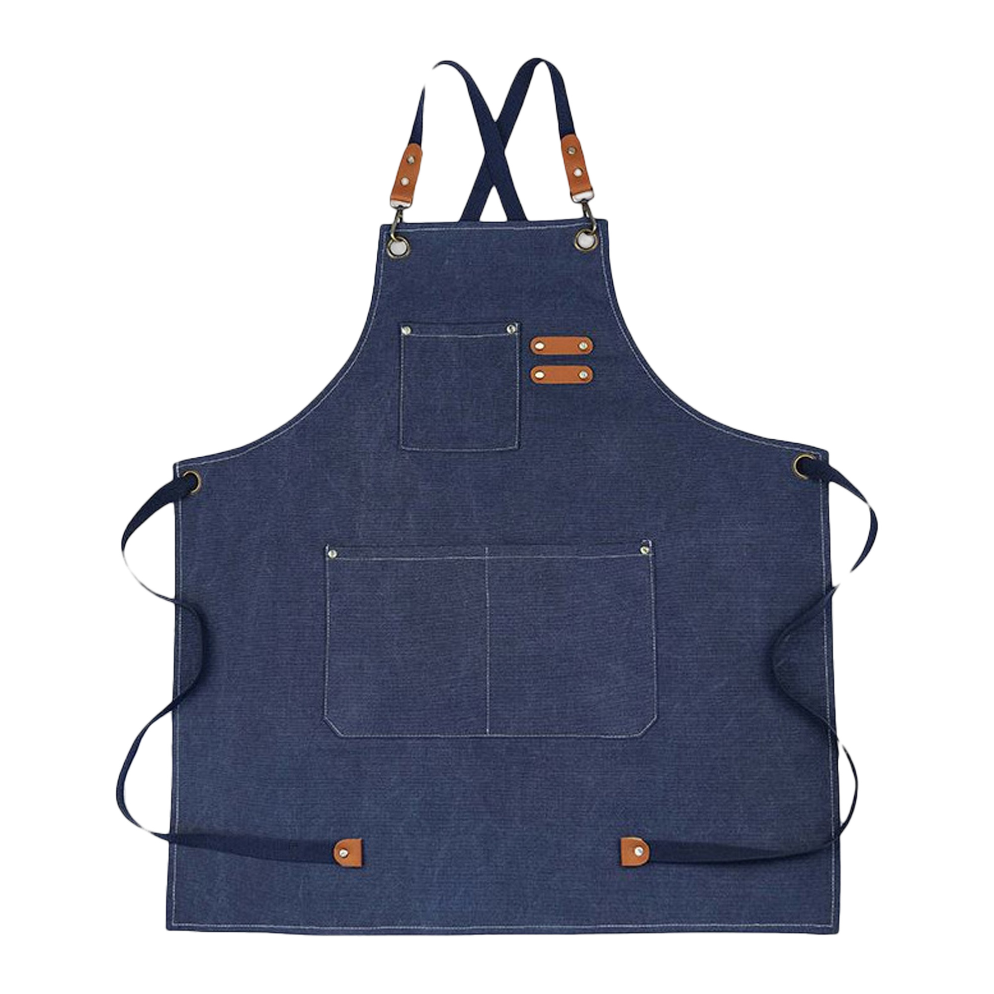 Adjustable Cross Back Kitchen Apron 19