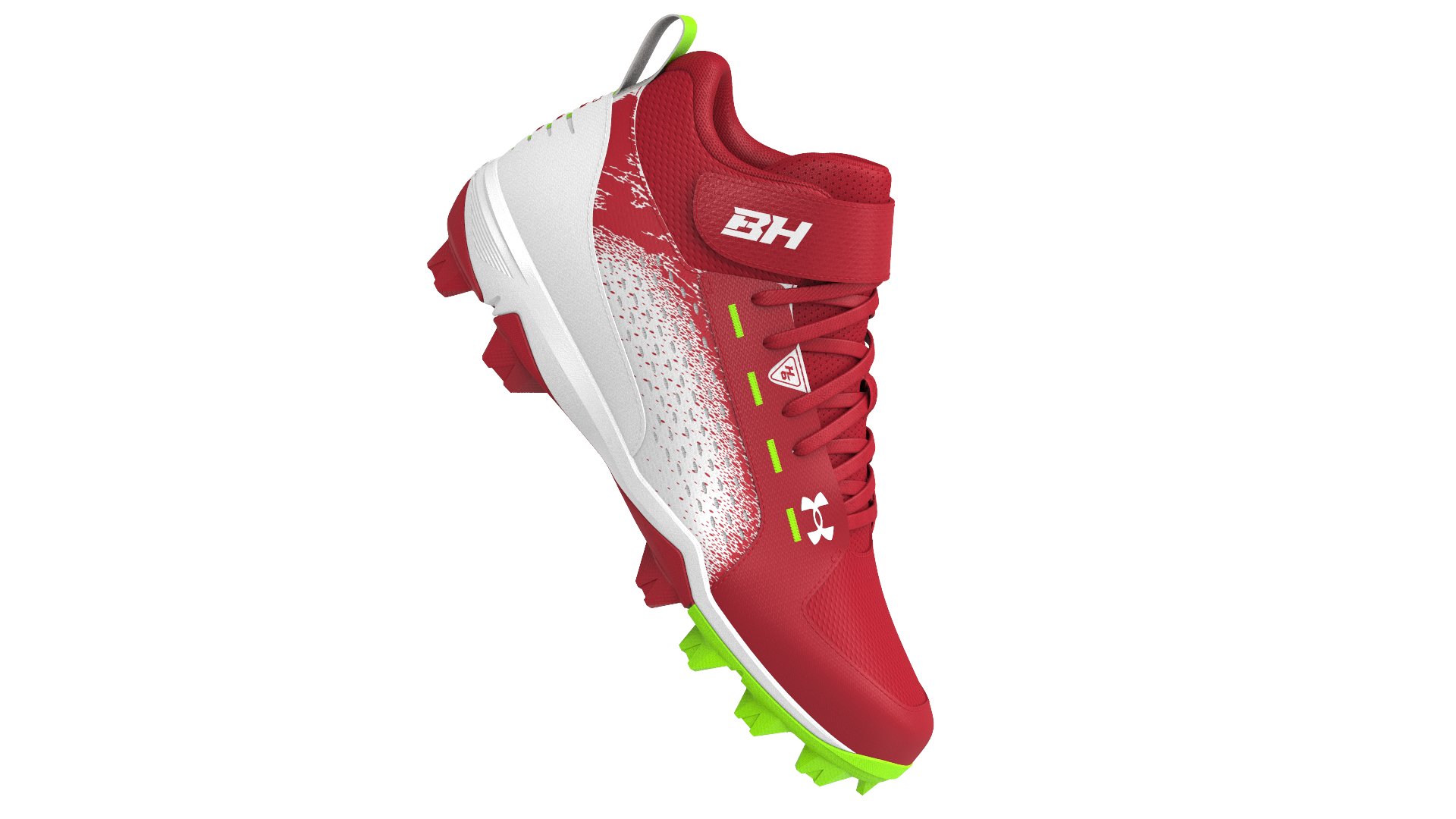 Men's UA Harper 6 Mid RM Baseball Cleats 9