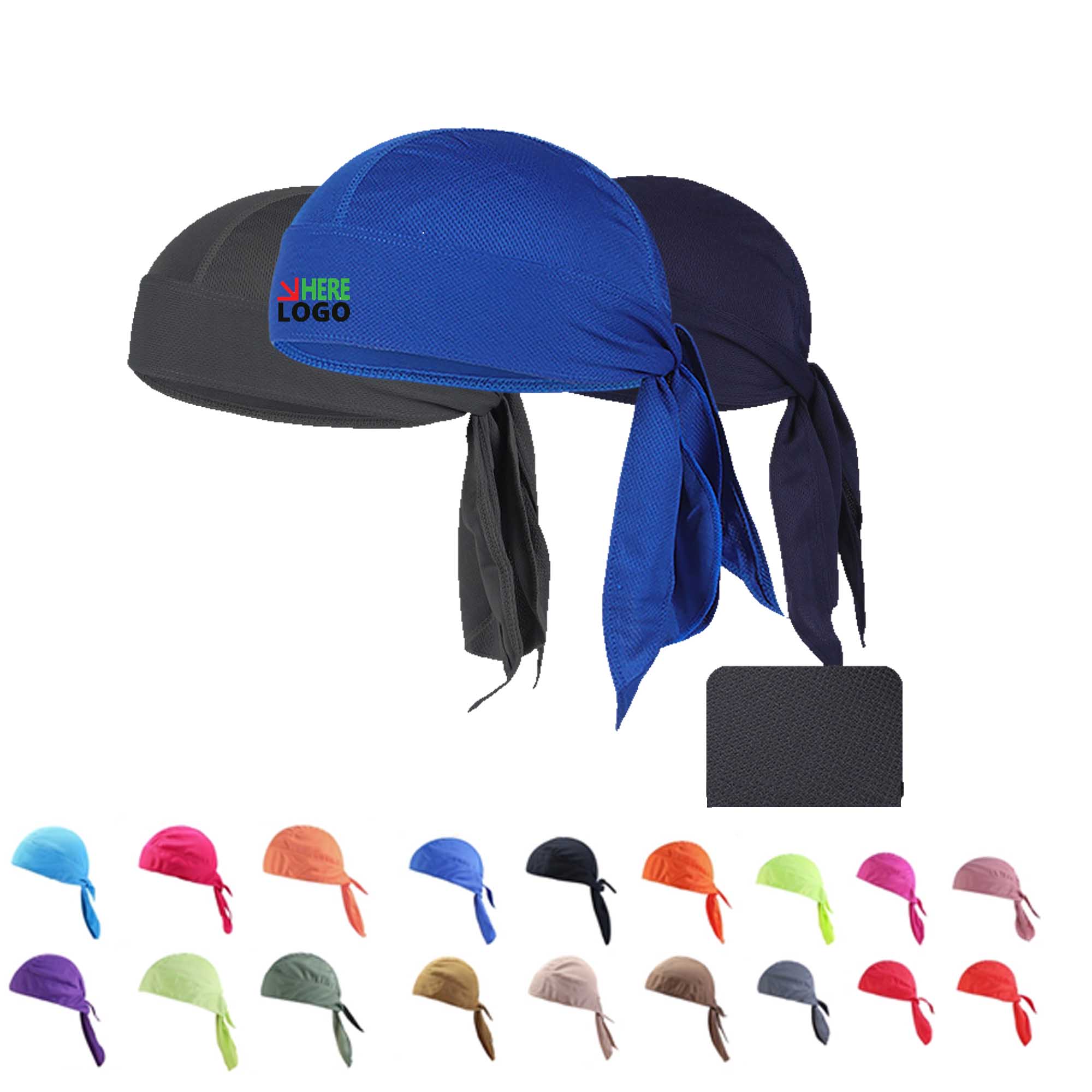 MOQ50 Sports Headband Cycling Cap Head Wraps 3