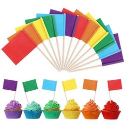 Cupcakes Toppers Party Decoration Toothpick Flag