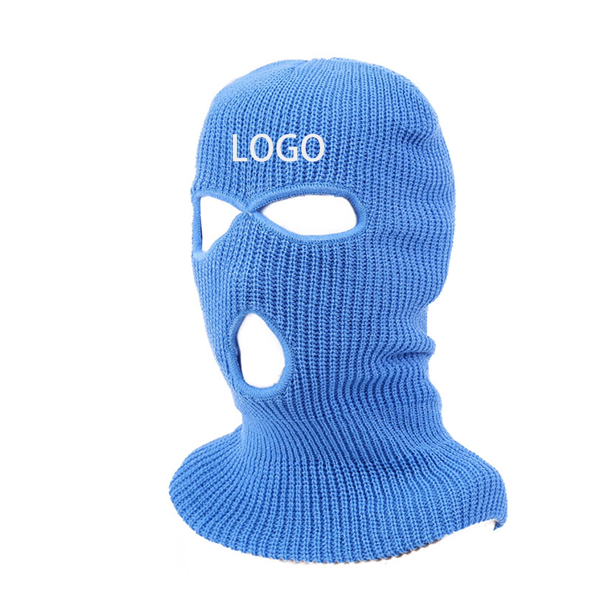 3-Hole Knitted Full Face Cover/Ski Gaiter 3