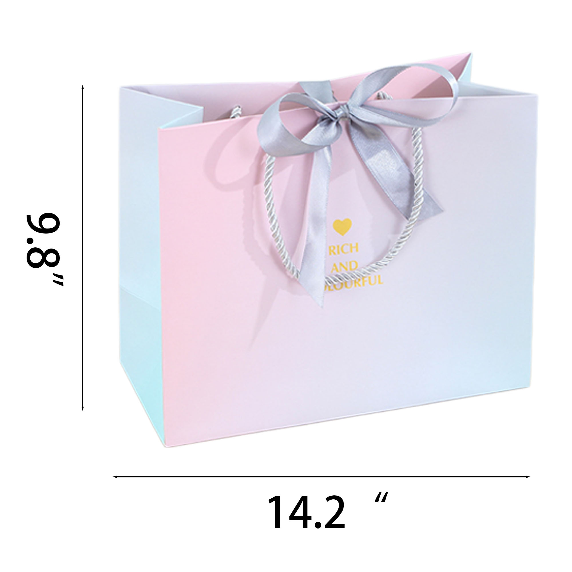 Gradient Gift Tote Paper Bag 4
