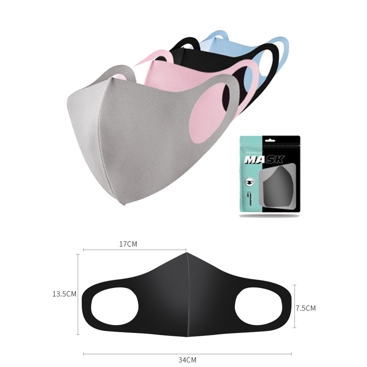 Ice Silk Cotton Mask
