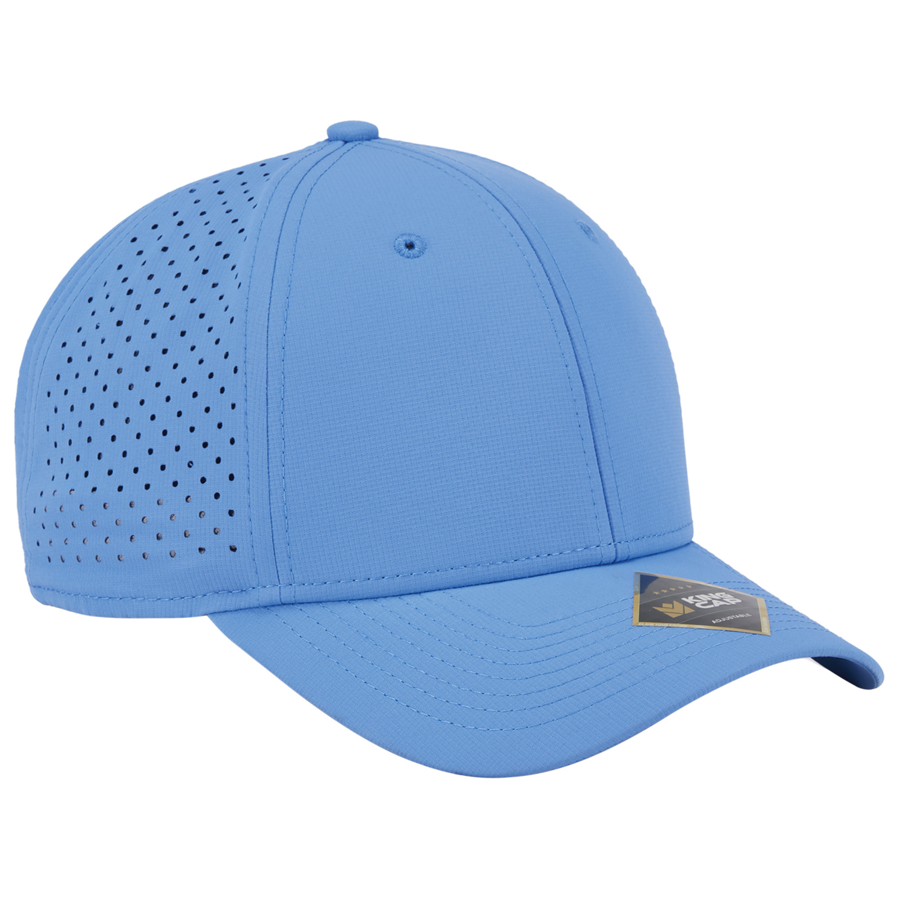 Crest 6-Panel Sport Cap w/Perforated Back- Sustainable Fabric 17