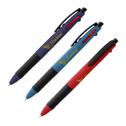 Cerberus Trio Multi-Ink Plastic Pen (1 Color Imprint)