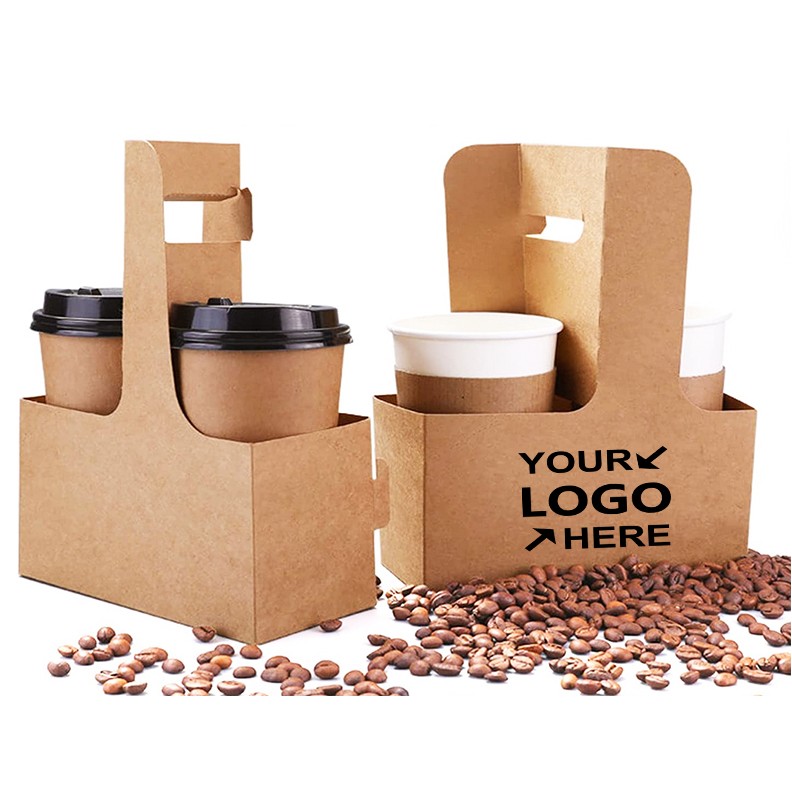 2 Cups Drink Carrier with Handles