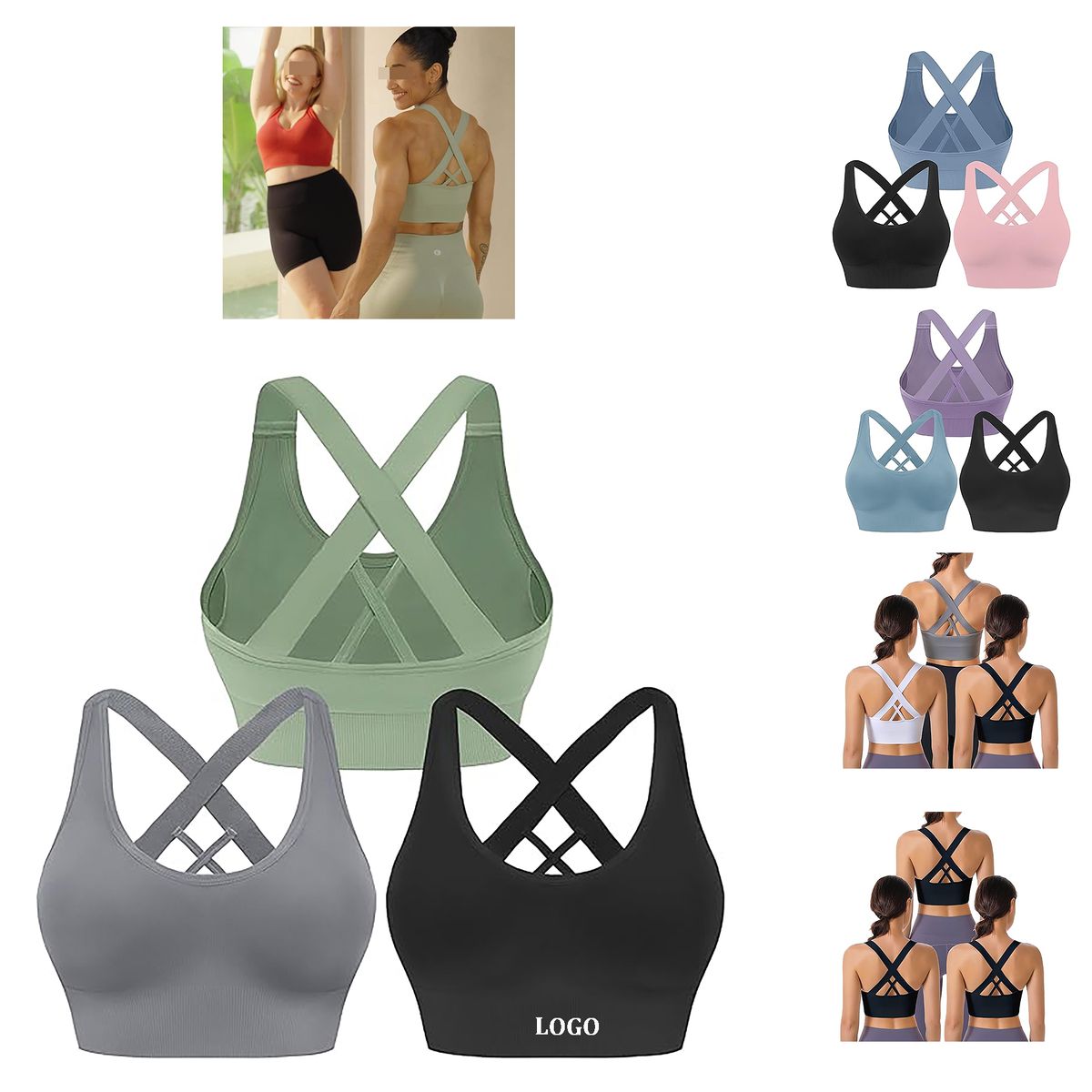 Women’s Strappy Sports Bra