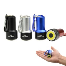 Mini COB Flashlight with Carabiner