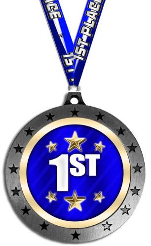 Star Bezel Medallion Holder W/ (EVENT) Stock Satin