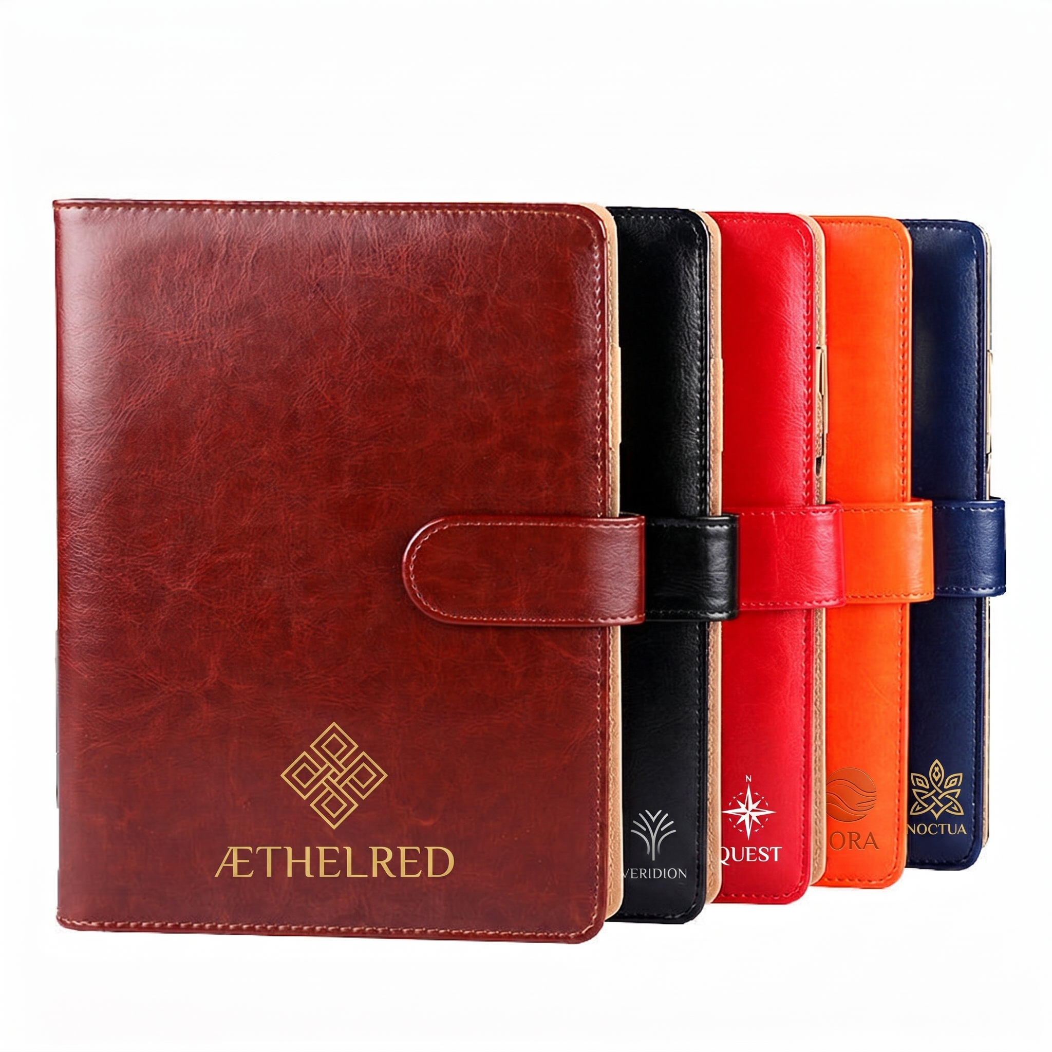 Reusable 7.48" PU leather Notebook