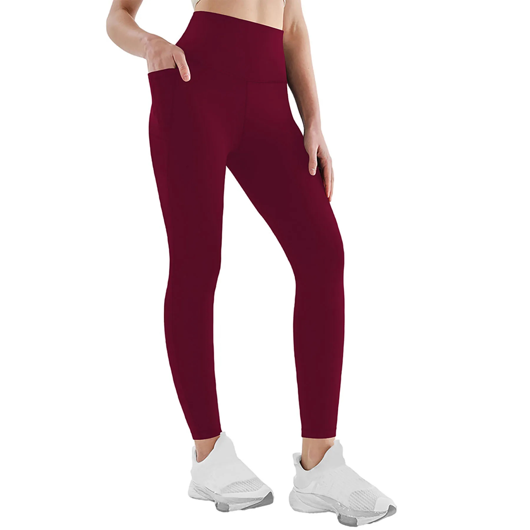 Thick High-Waisted Yoga Belt with Pocket  Sports  for Women 27