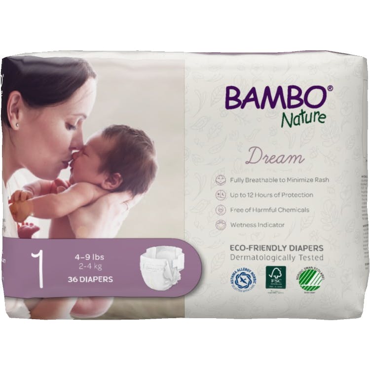 Baby Diapers - 36 Count Size 1 4-9 Lbs. 3