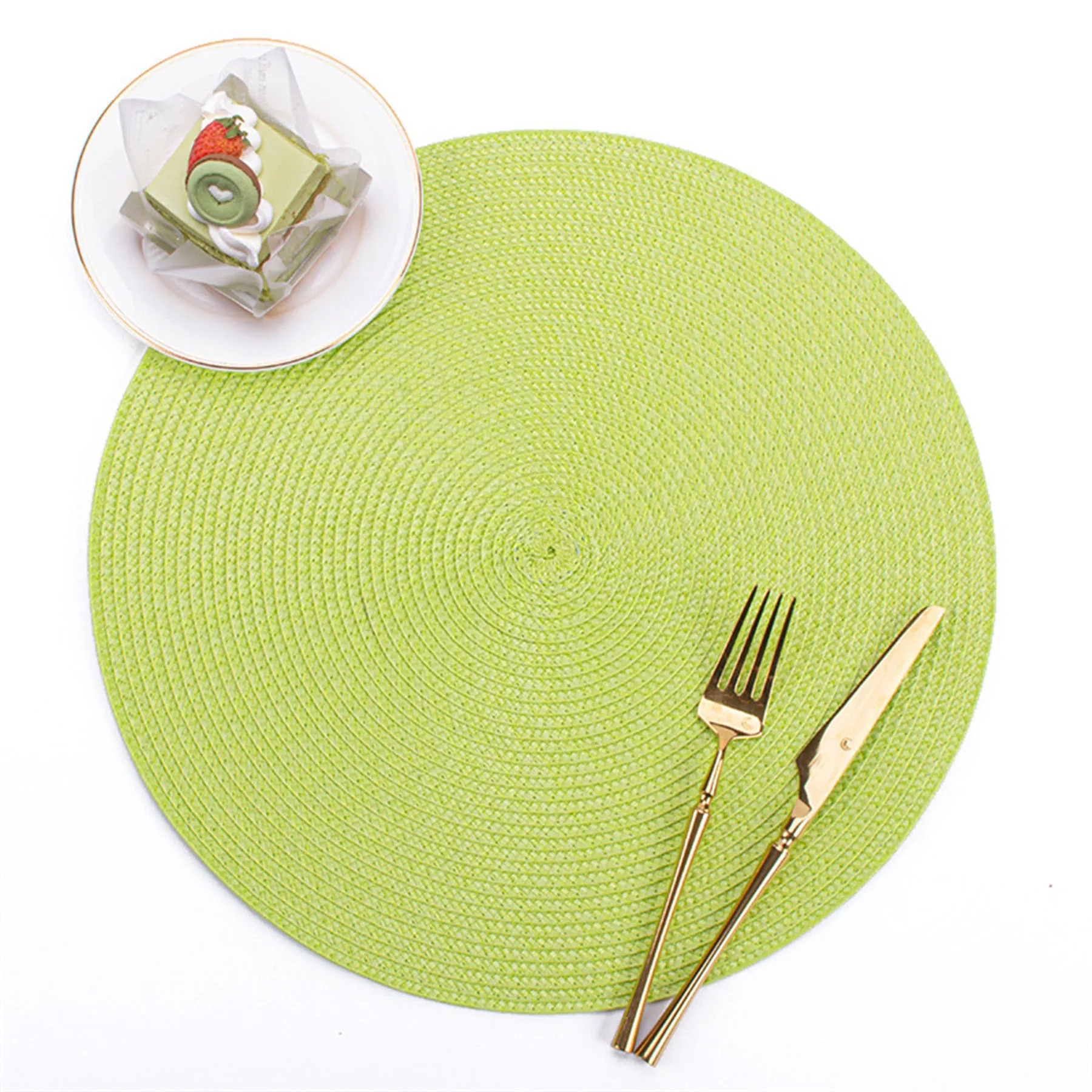 Round Hand Woven Place Mat 22