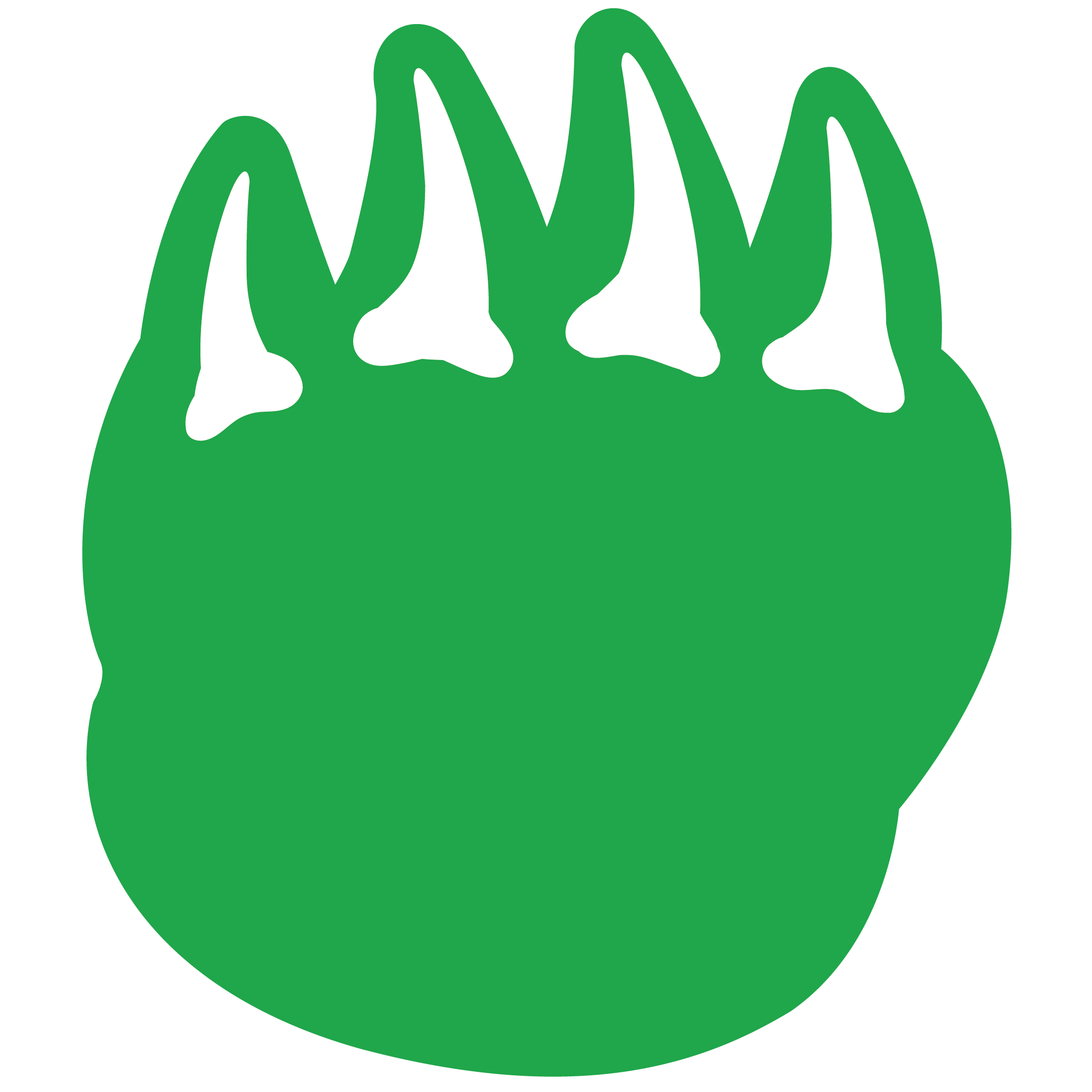 Foam Dragon Claw Mitt 73