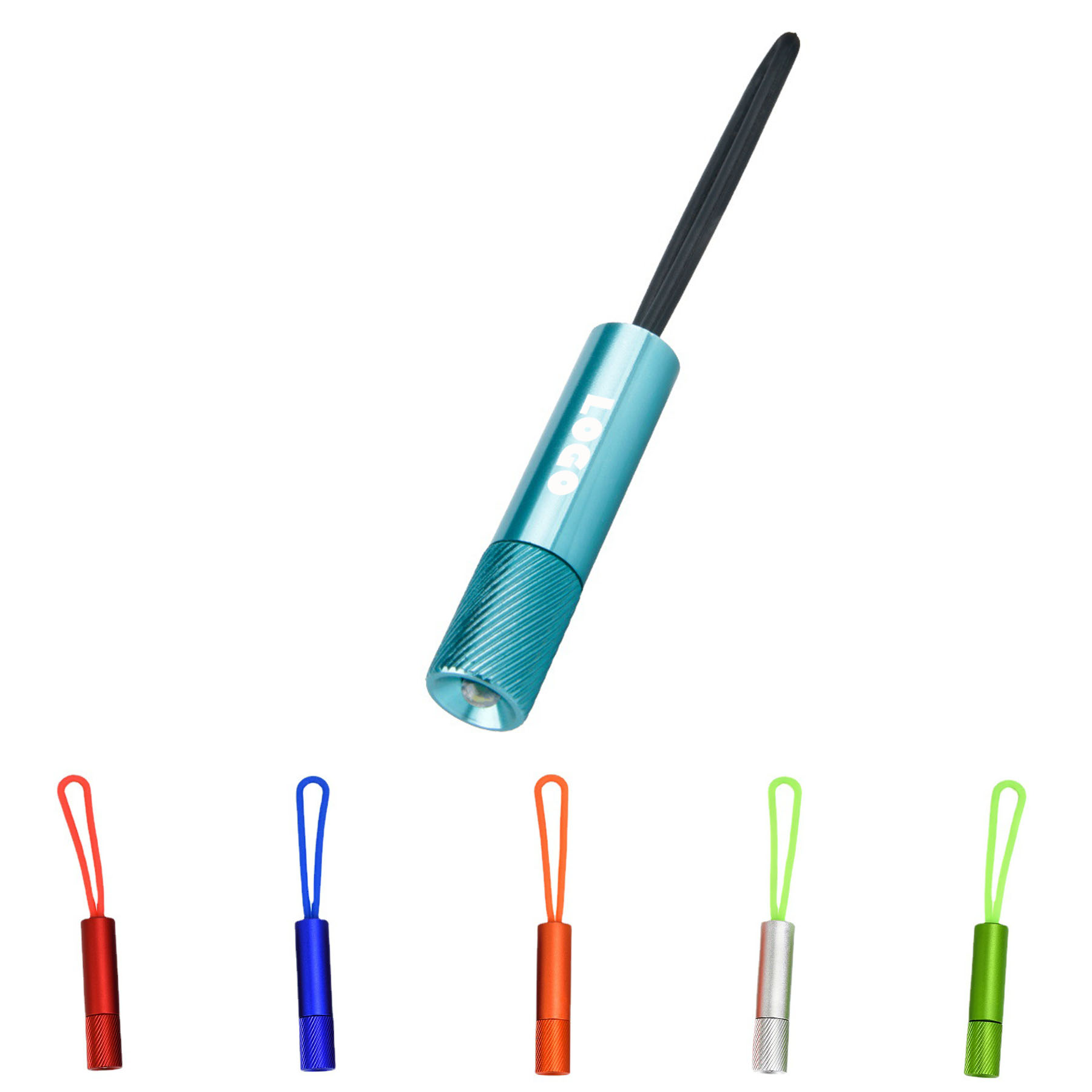 Mini LED Pocket Flashlight With String