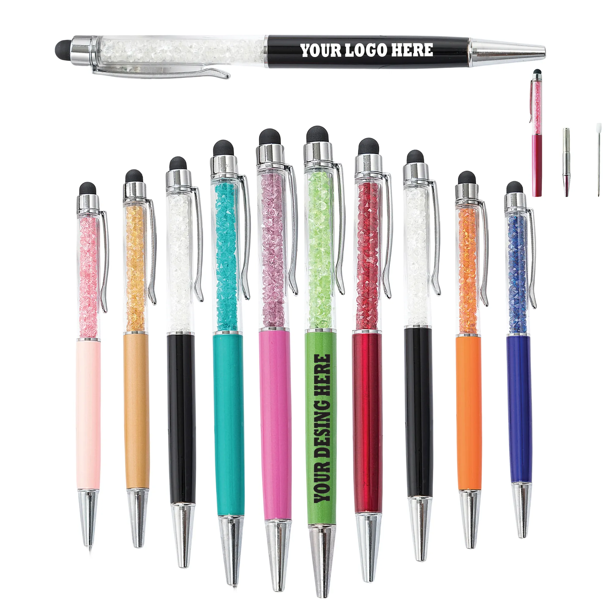 Dynamic Liquid Sand Ballpoint Stylus Pen 3