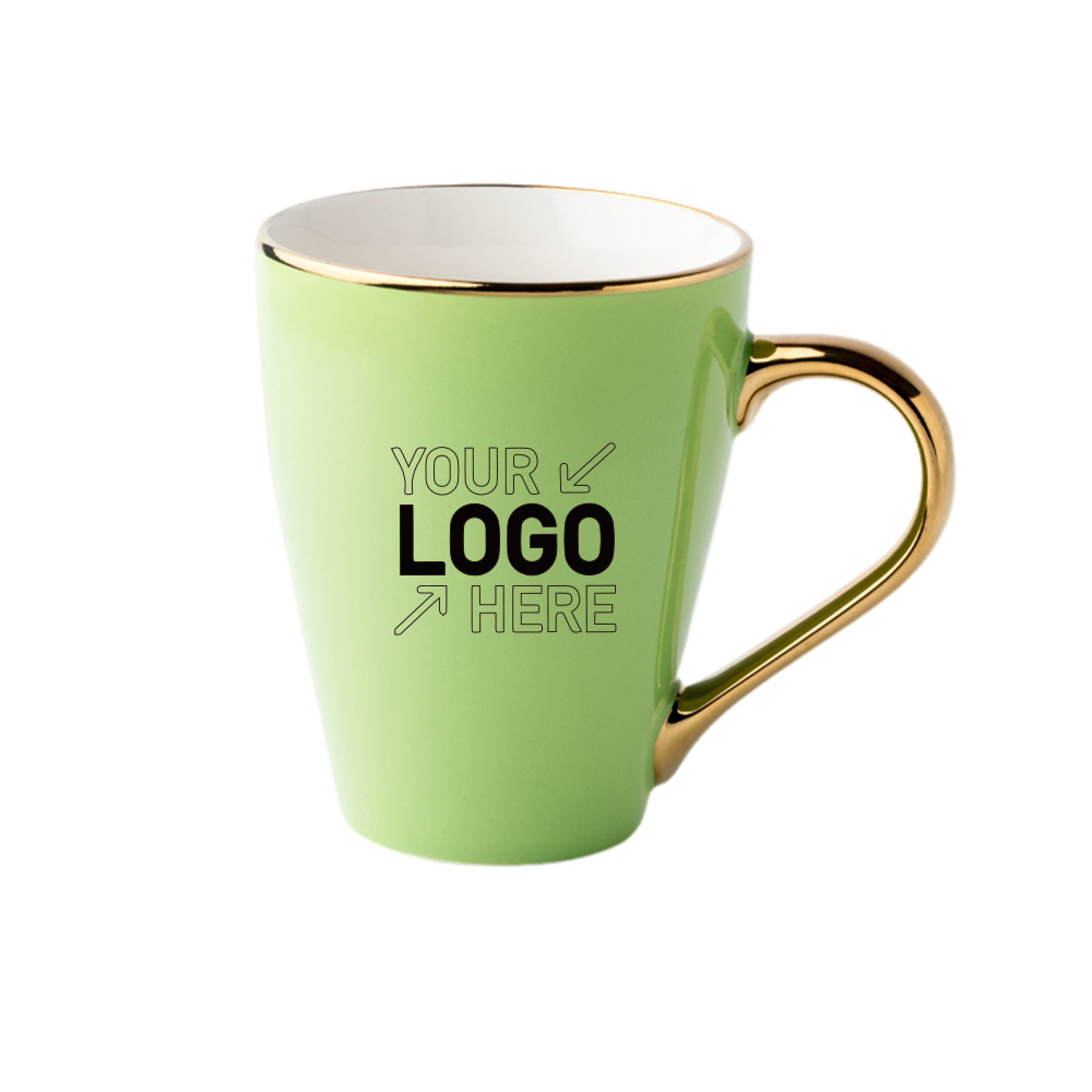 Gold-plated light luxury coffee cup