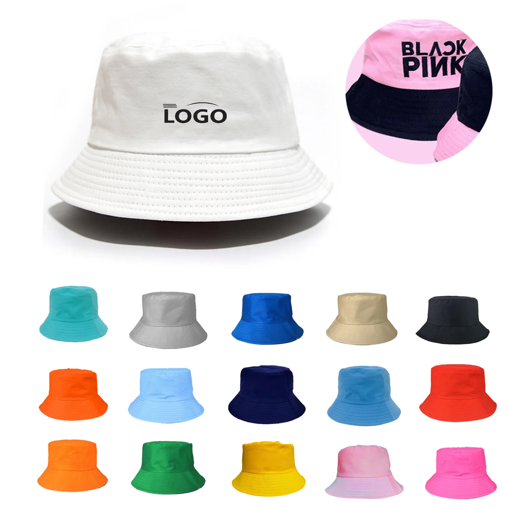 MOQ50 Stylish Sun Bucket Hat