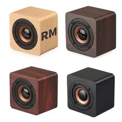 Mini Wireless Wooden Speaker