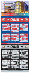 Magna-Card Business Card Magnet - Baseball Schedules (3.5 x 9)