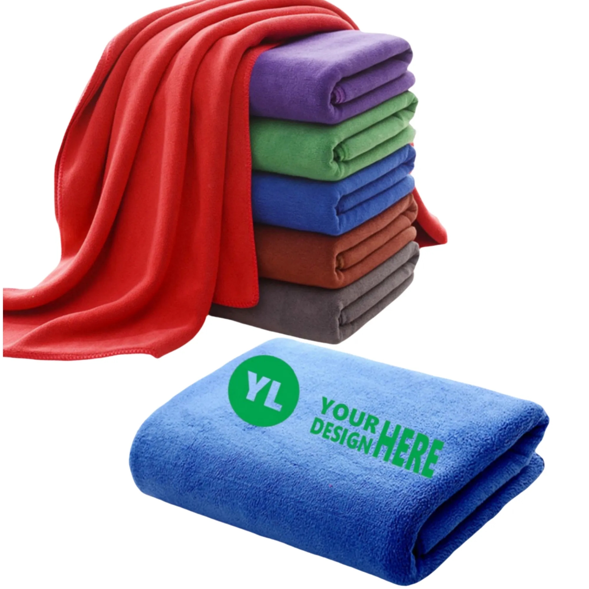 15.7" L x 15.7" W Microfiber Car Cleaning Towel 4