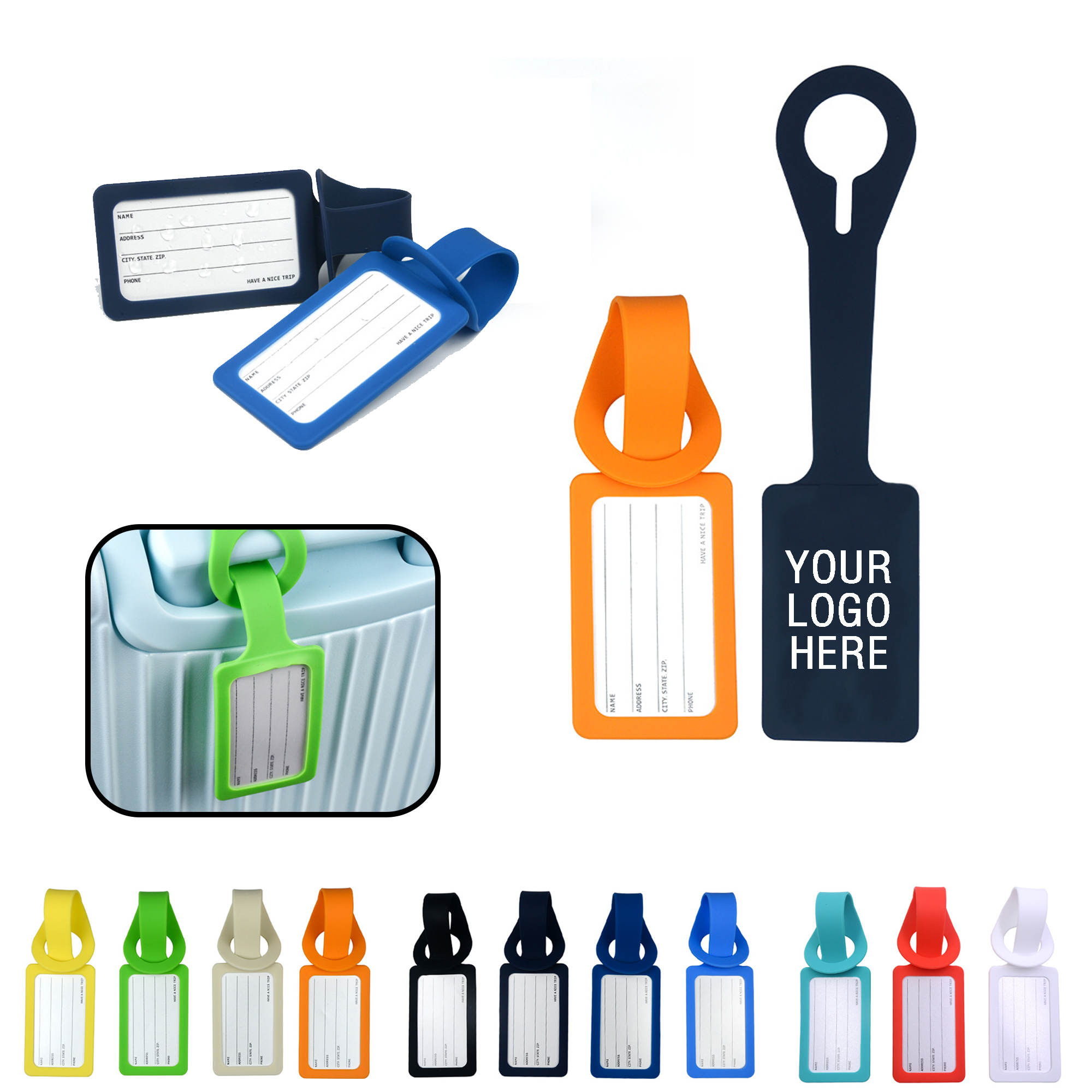 Silicone Luggage Tags 3