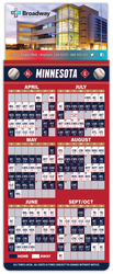 Magna-Card Business Card Magnet - Baseball Schedules (3.5 x 9)