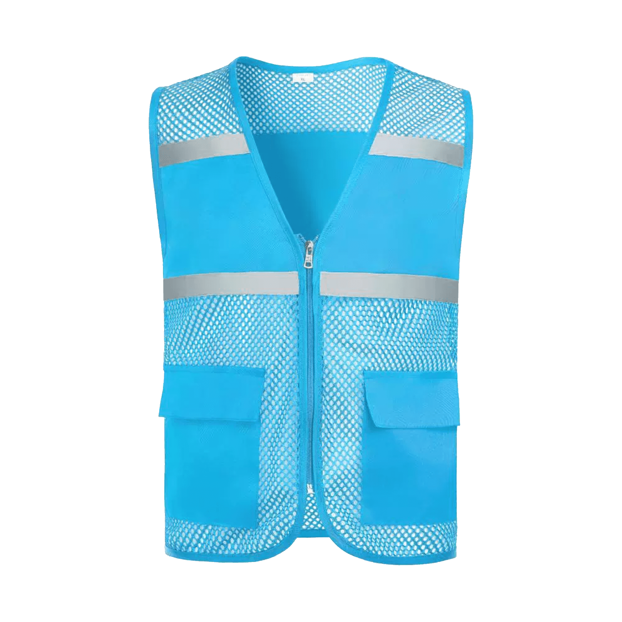 Pockets and Zipper Reflective Safety Vest 27