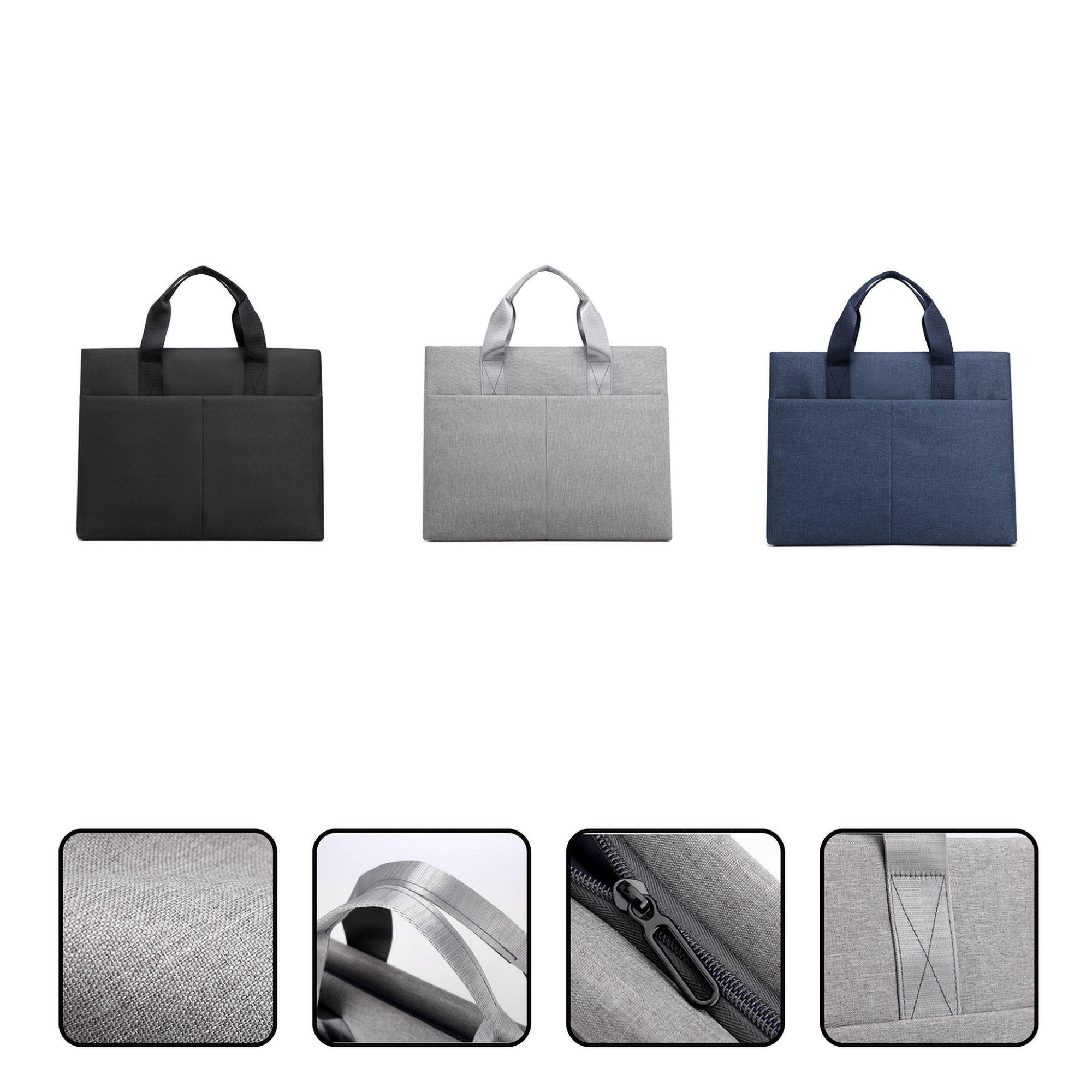 Padded Business Case with Reinforced Handles 2