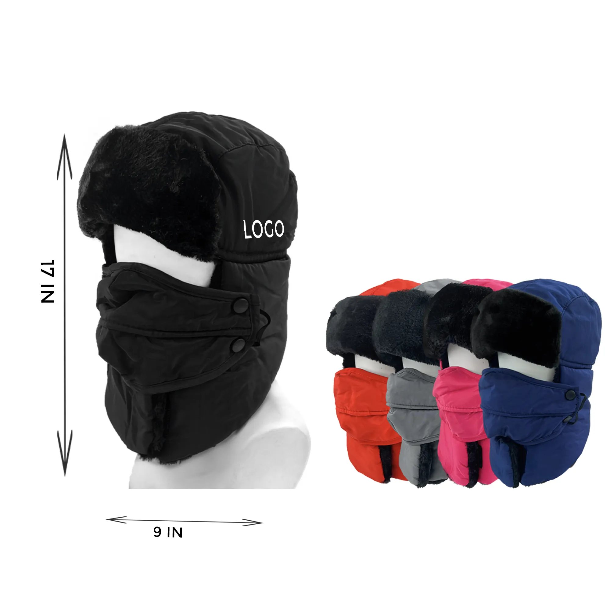 MOQ 10 PCS Thickened And Warm Cycling Cap