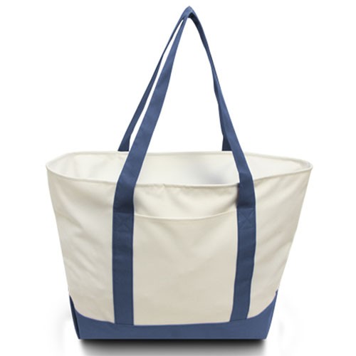 600D Bay View Giant Zipper Boat Tote 44