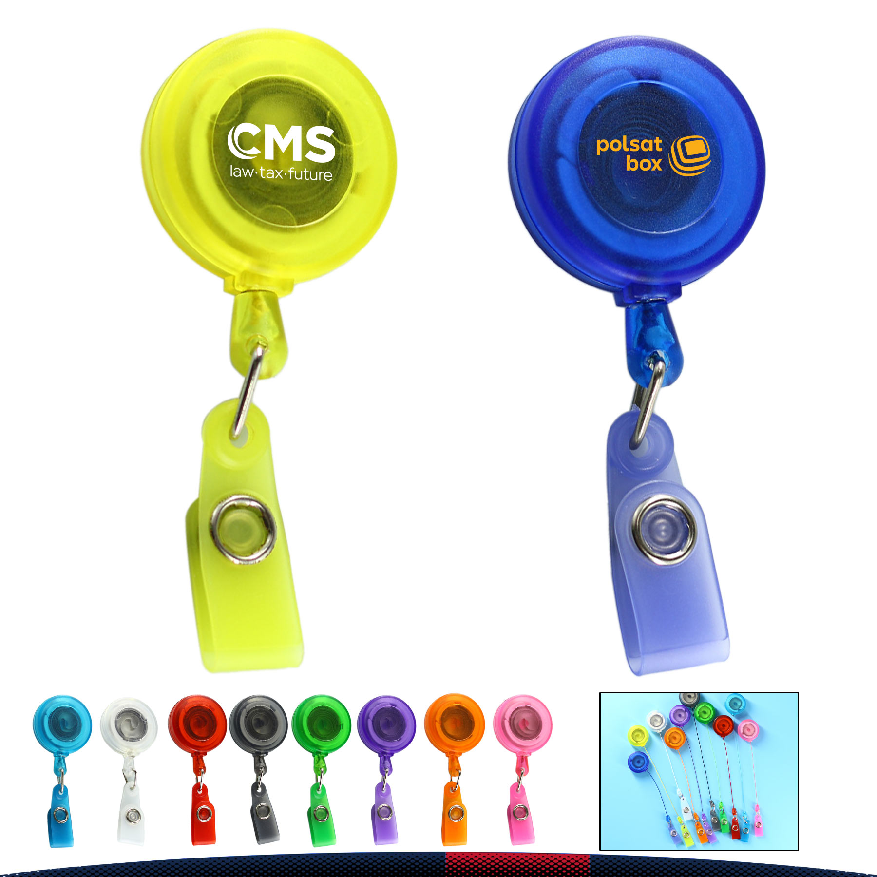 Colorful Badge Holder Reel