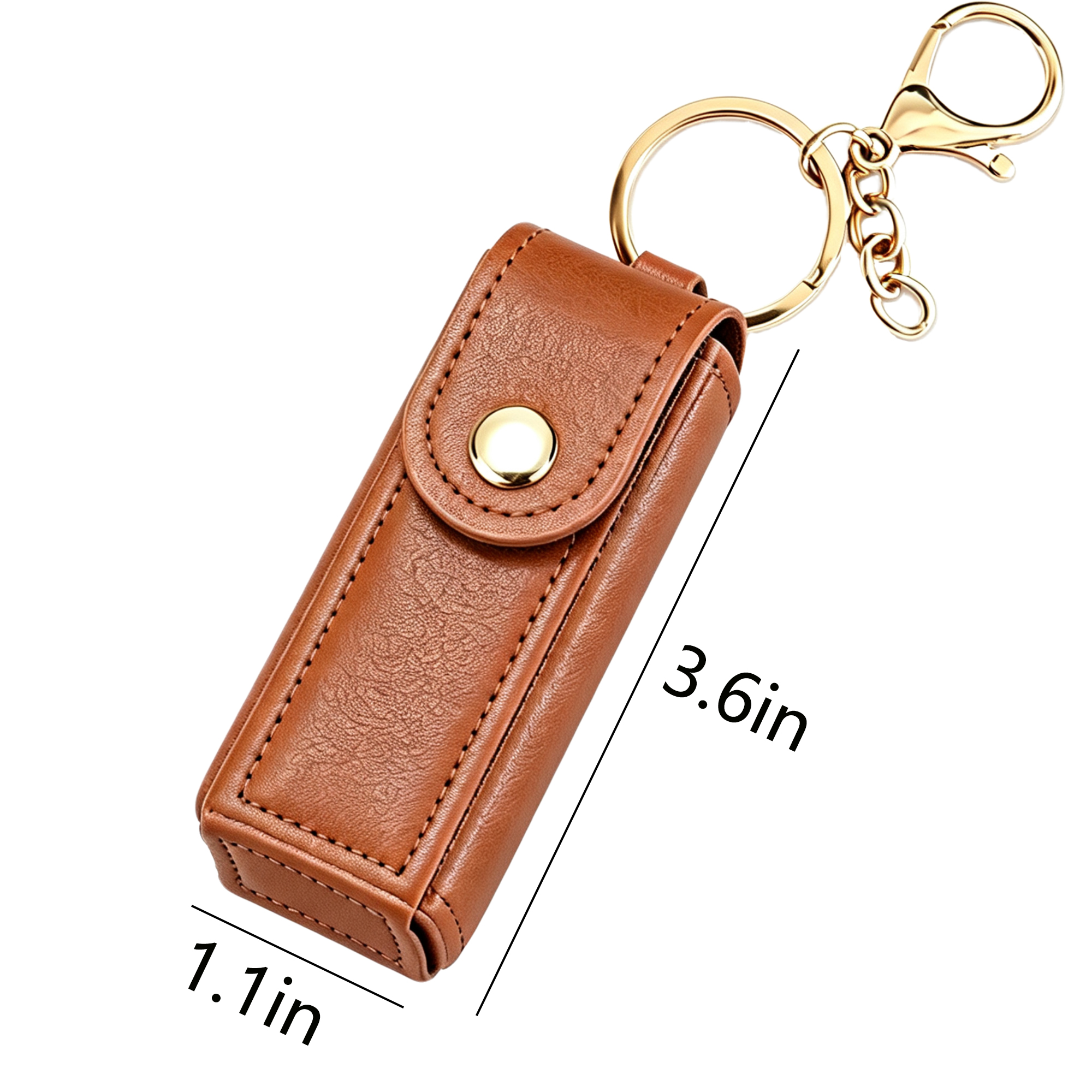MOQ 20 Piece Keychain Lipstick Case 2