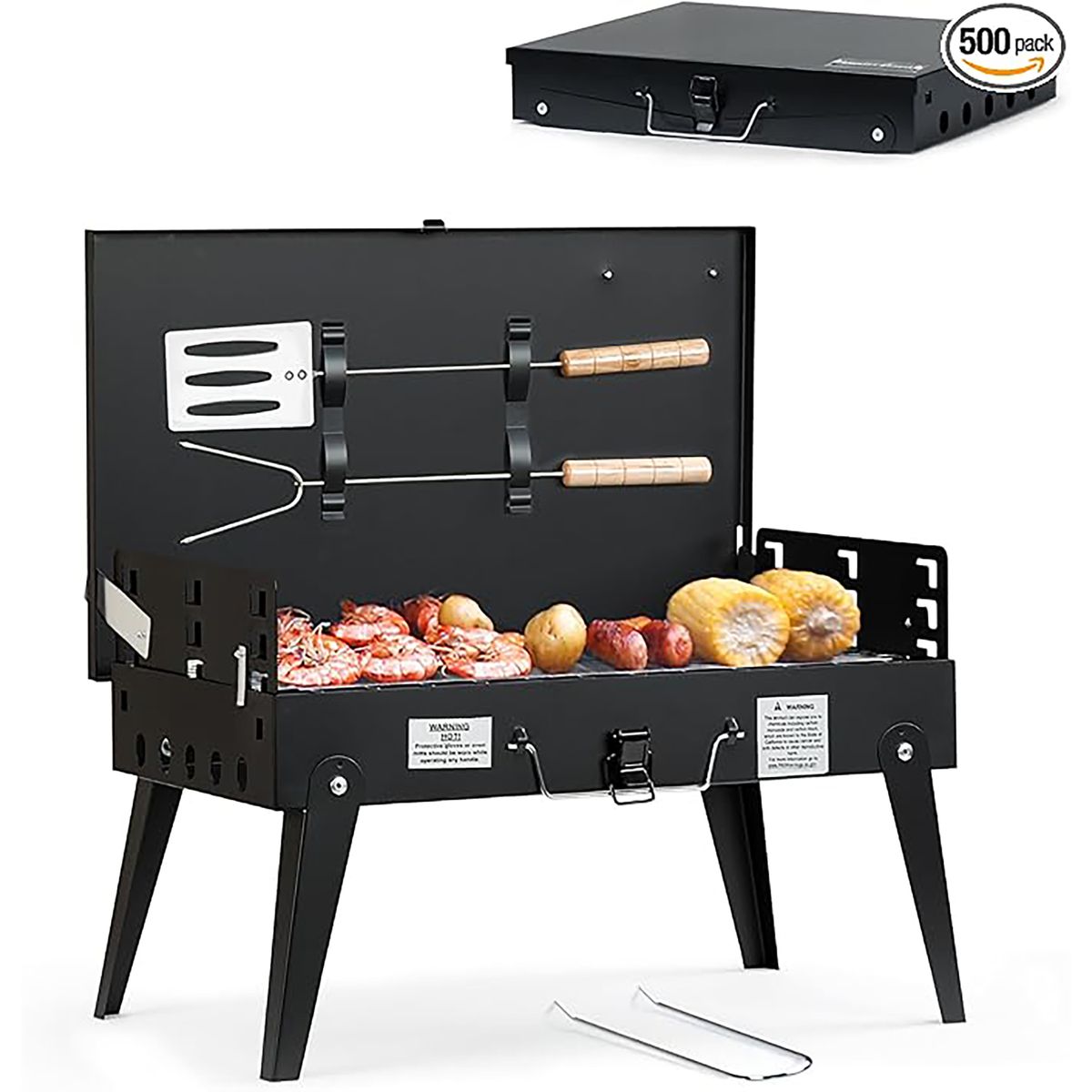 Folding Portable Charcoal Grill