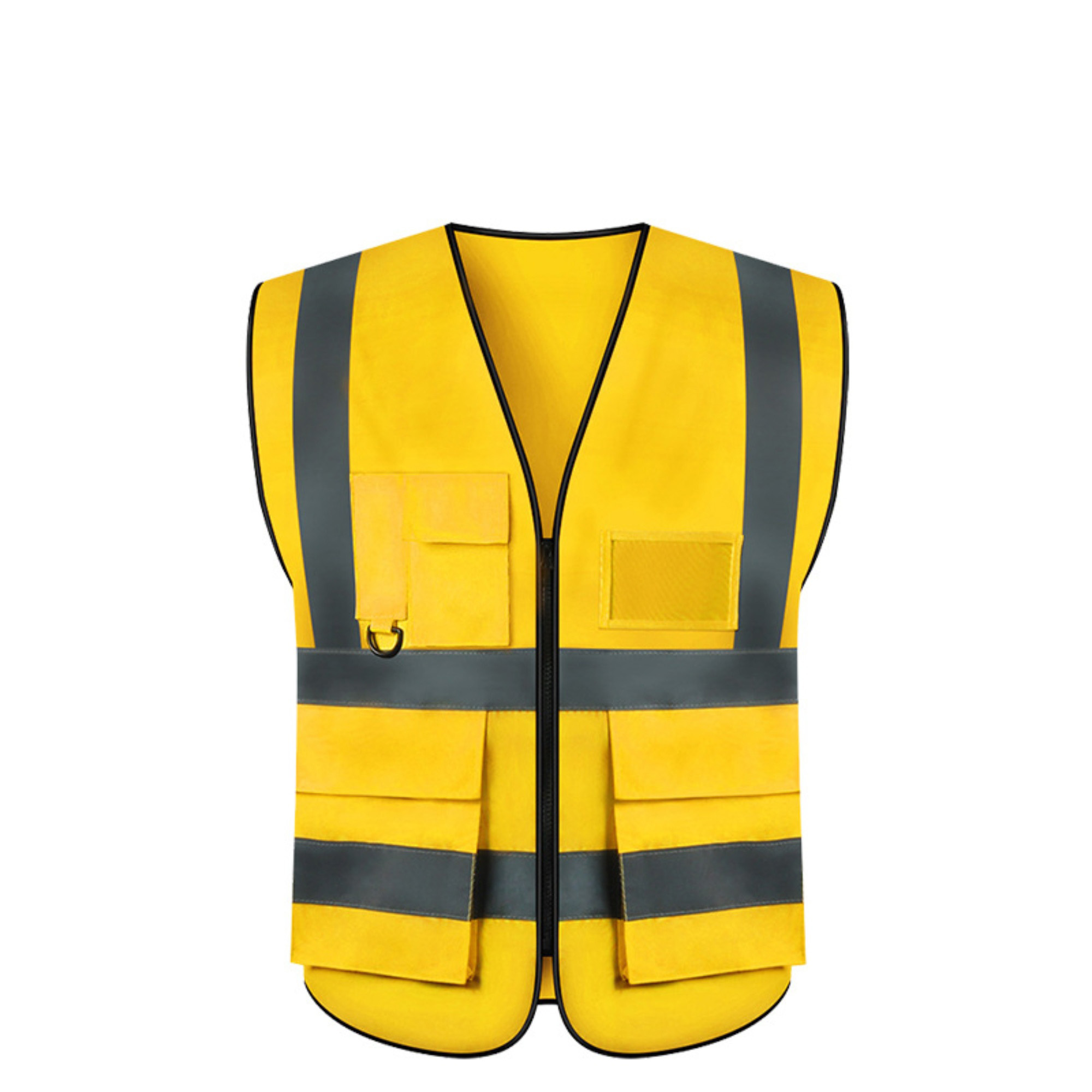 Fluorescent Work Vest With Reflective Strips 15