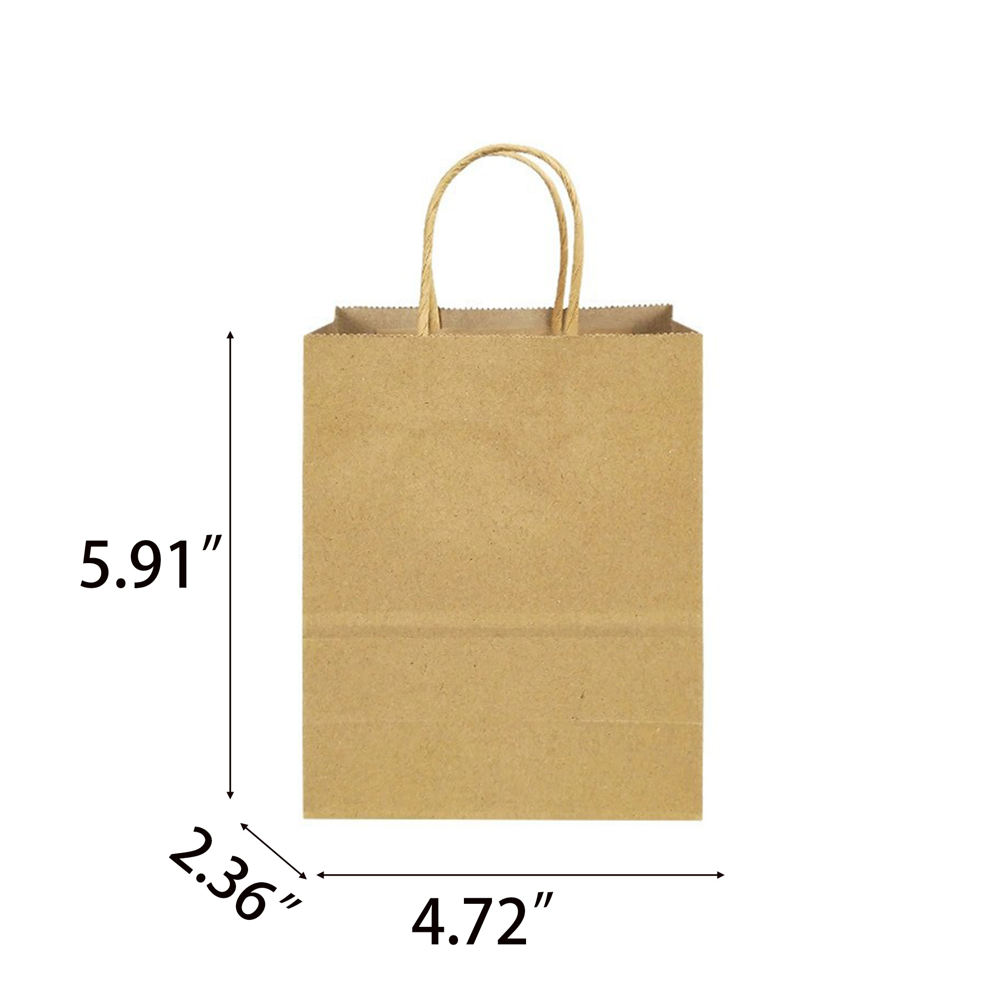 Coloured Shopping Kraft Paper Tote Bag 15