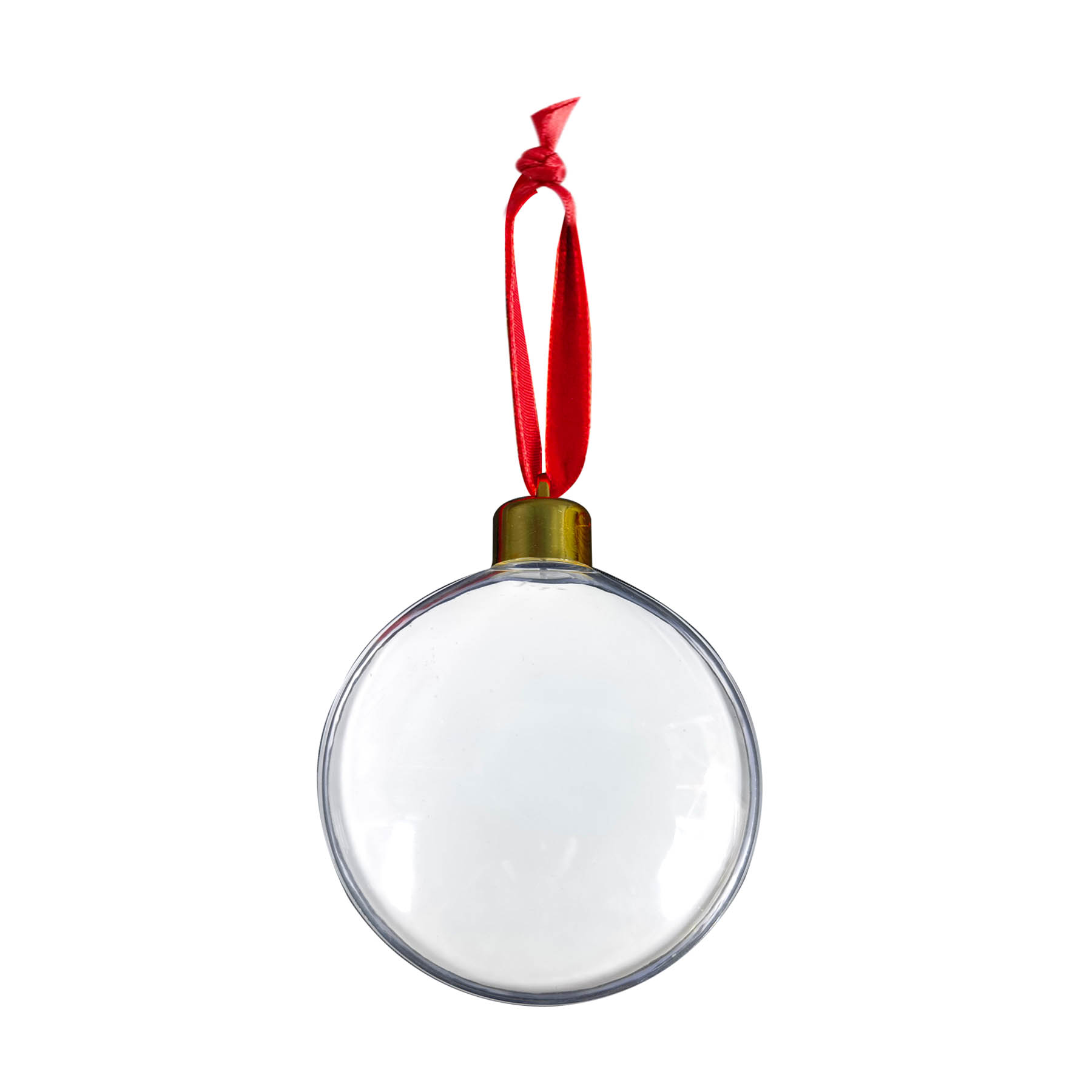 Free Shipping MDF Full Color Clear Round Ornament 20