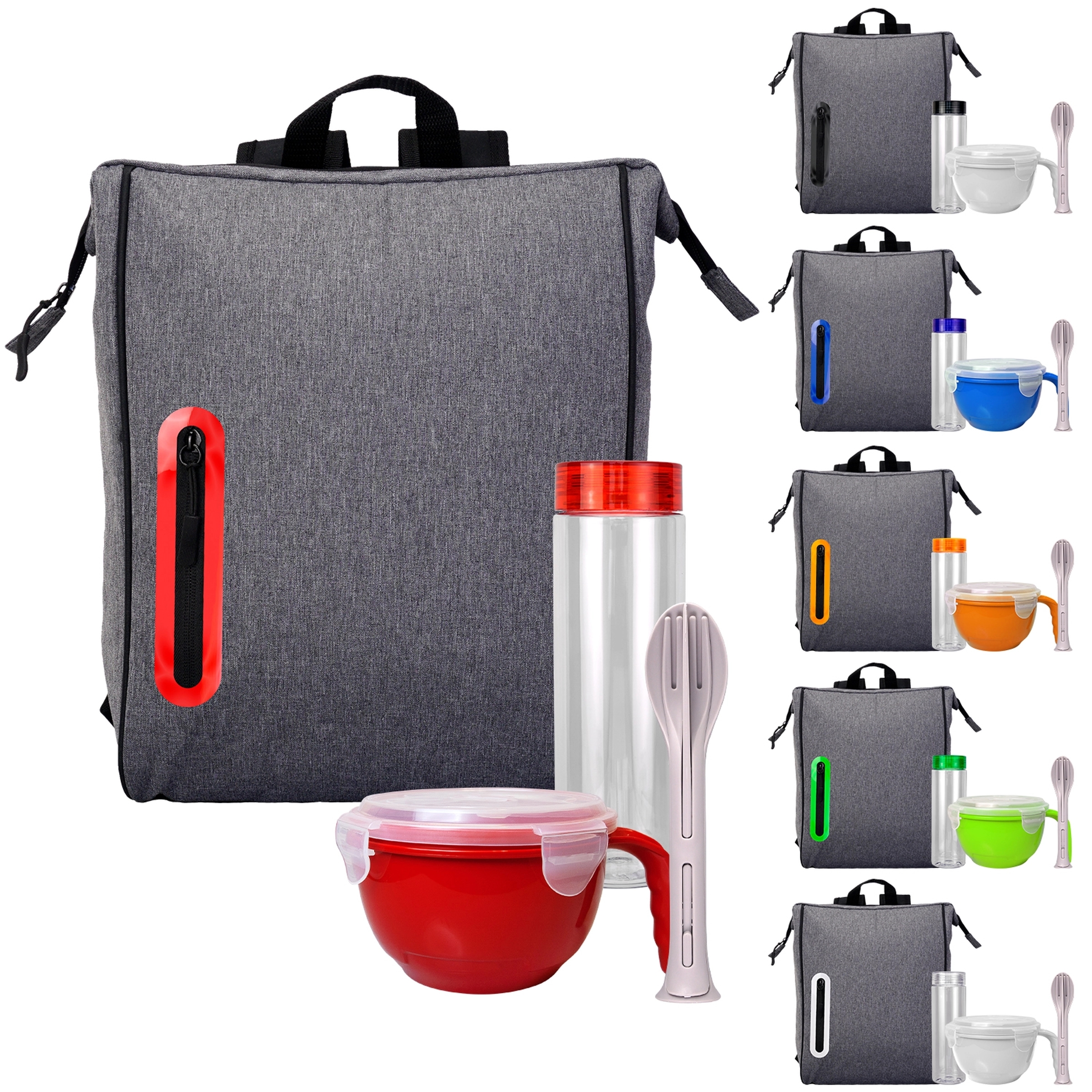 Oval Cooler Noodle Lunch Set 3