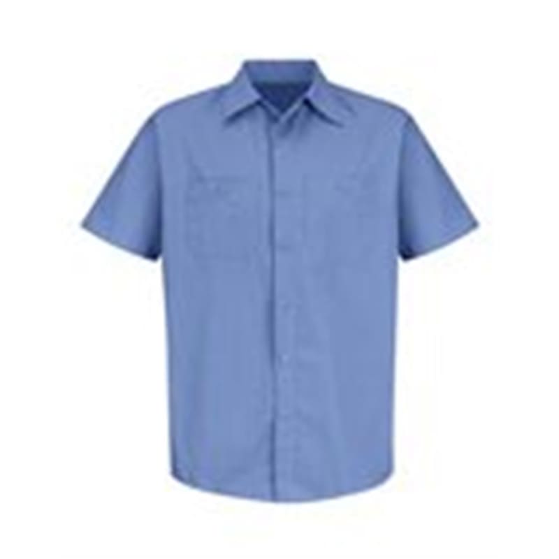 Red Kap Men's Industrial Stripe Short Sleeve Work Shirt - SB22
