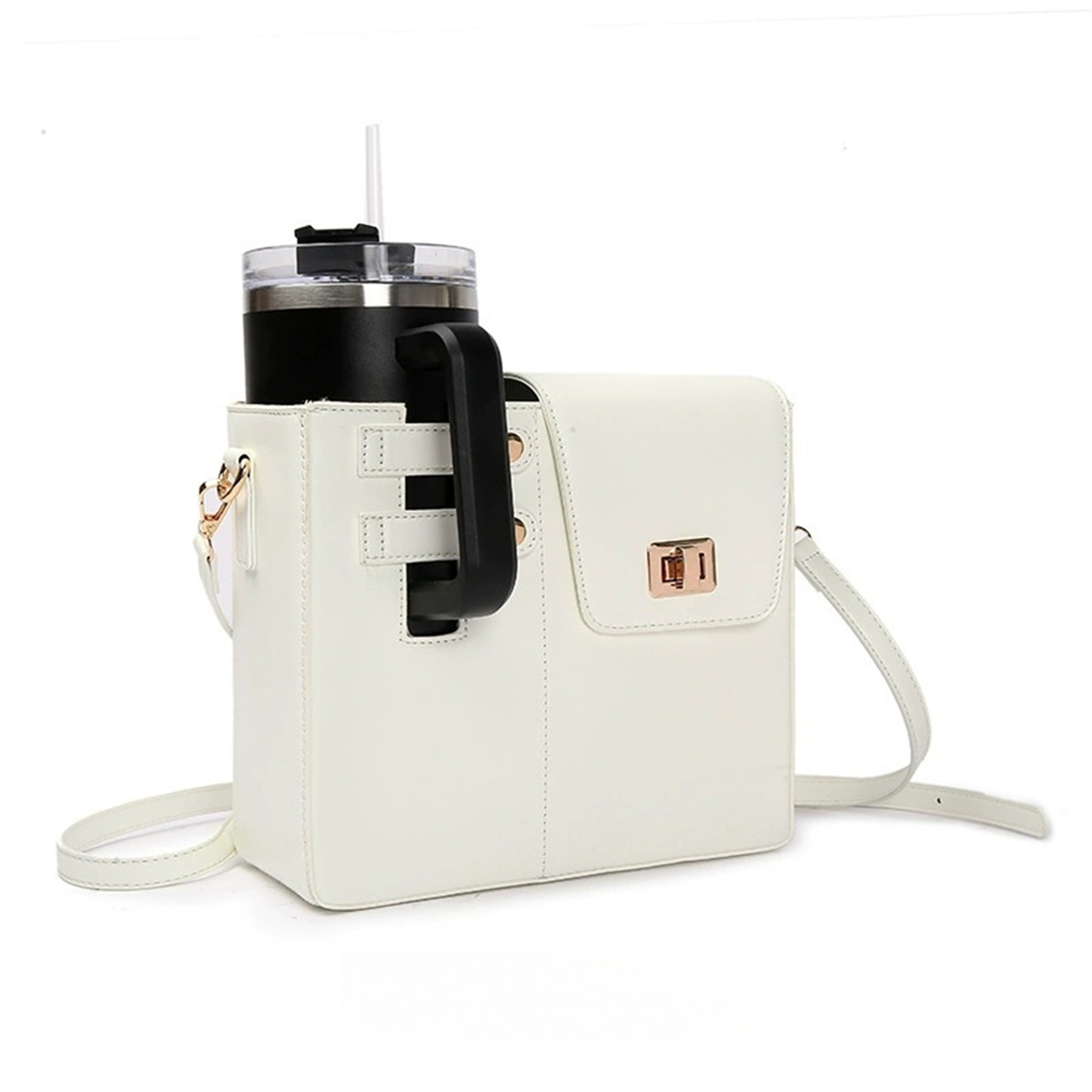 Crossbody Case with Sports Water Bottle Holder 38