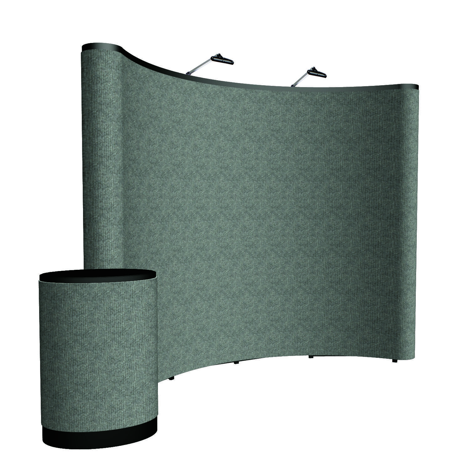 10' Curved ARISE Floor Display Kit (Fabric) 31