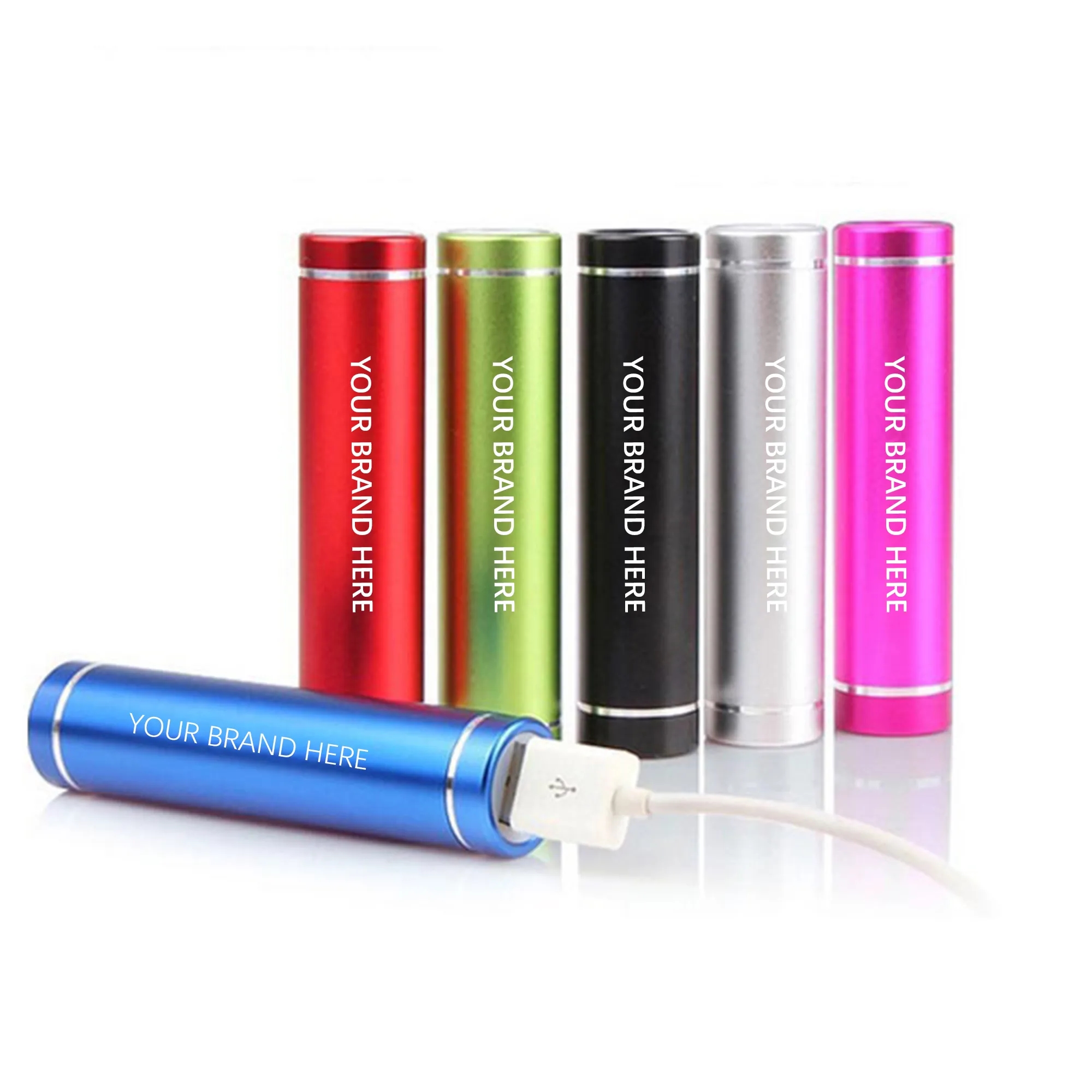 Mini Aluminum Compact Portable Charger Power Bank 6