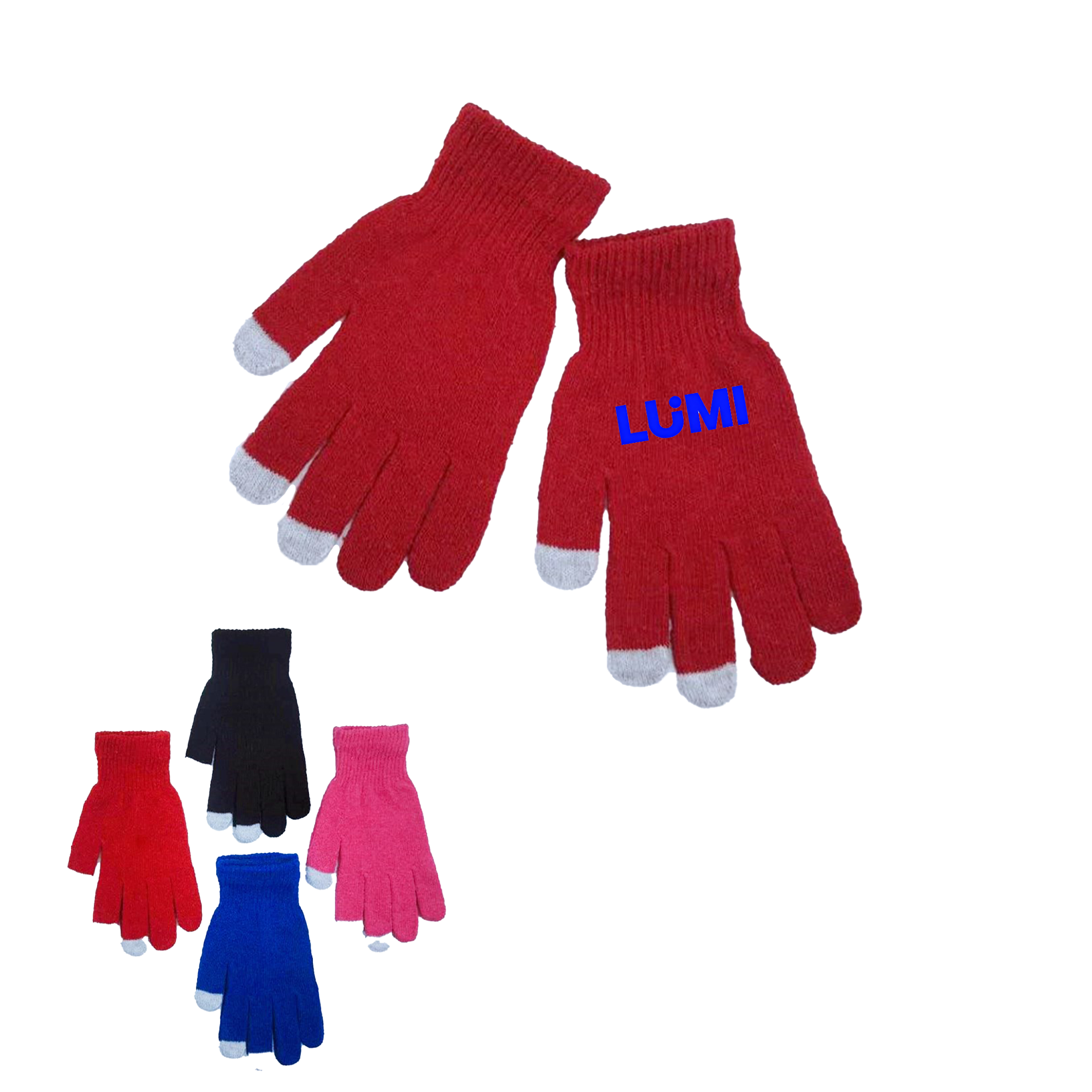 Warm Soft Knitting Touch Screen Gloves 2