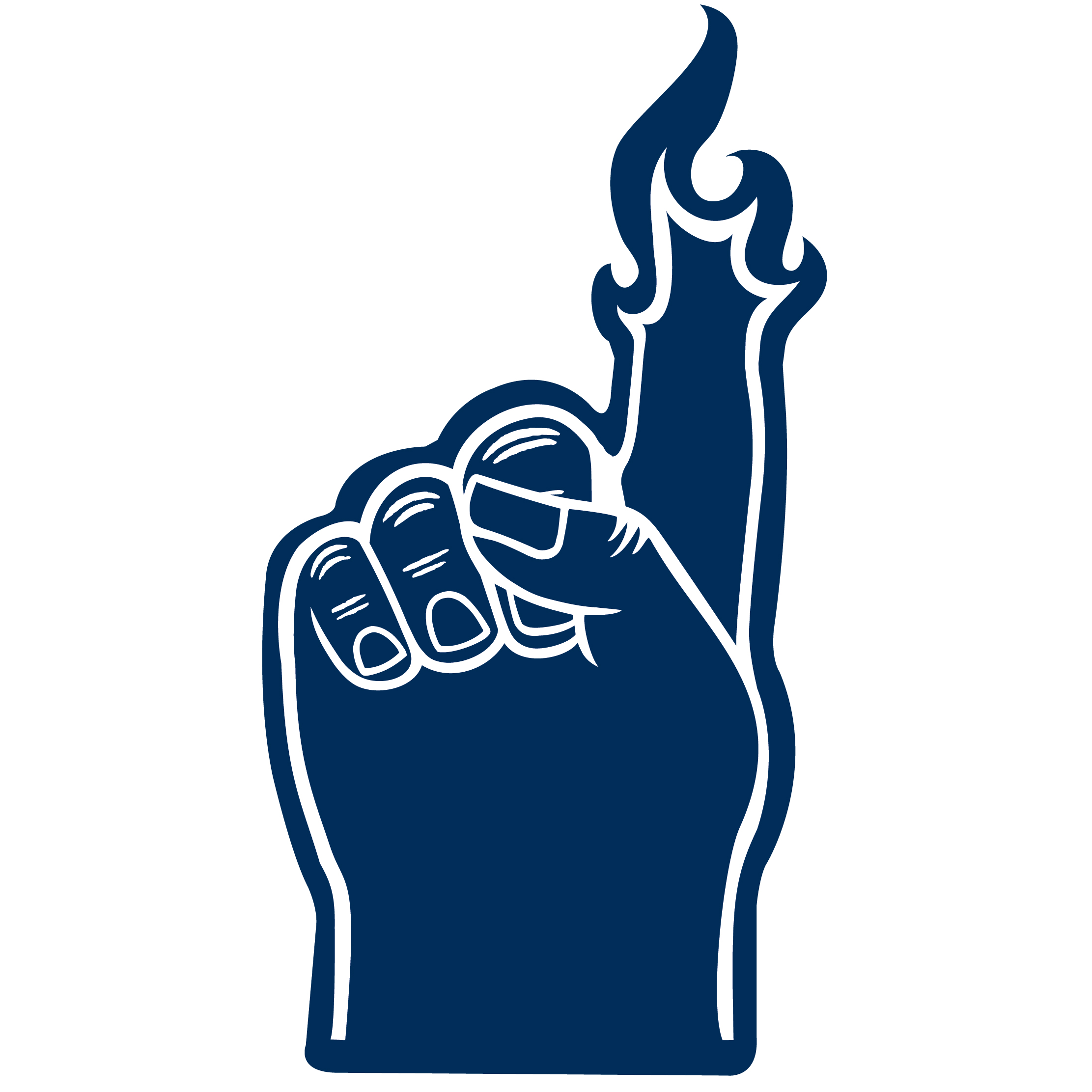 Foam Flame Finger 18" 63