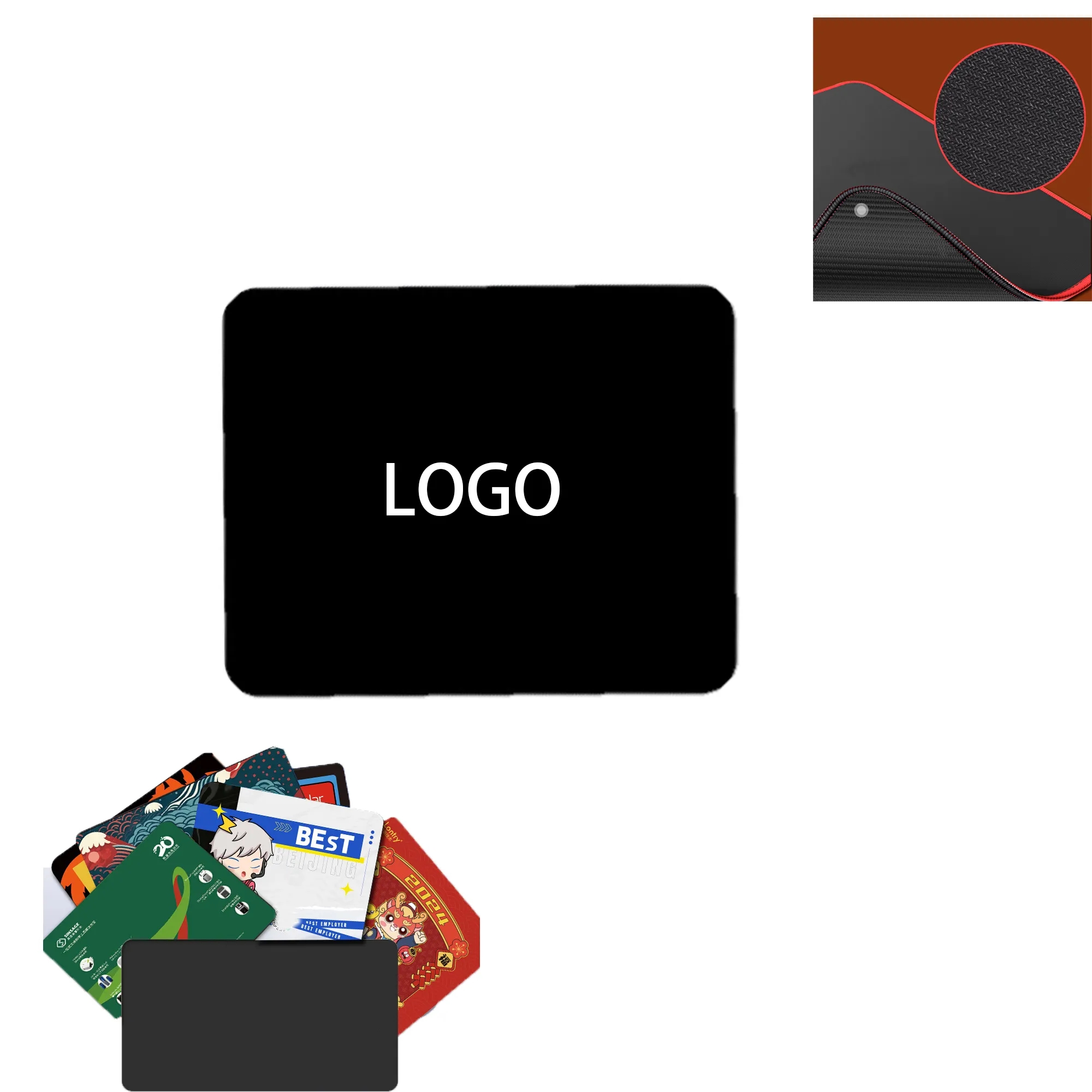 Rubber Customizable Gaming Office Mouse Pad
